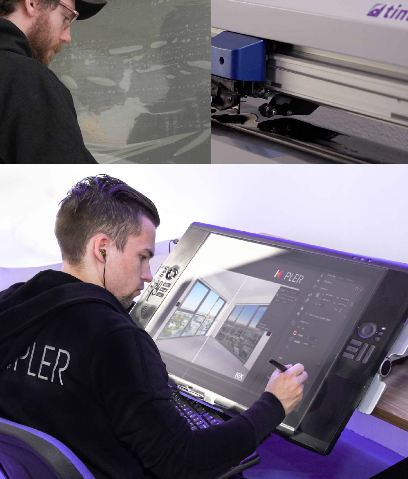Kepler Specialist Performing Commercial Window Tinting in Carteret Carteret