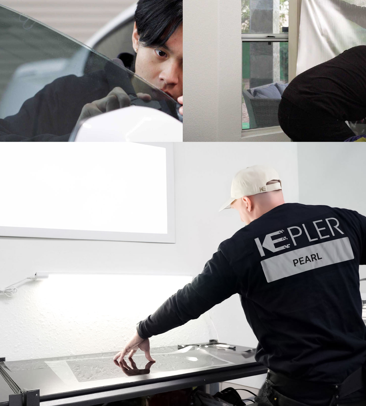 Window Tinting Specialist Cutting Film in Pearl, Mississippi