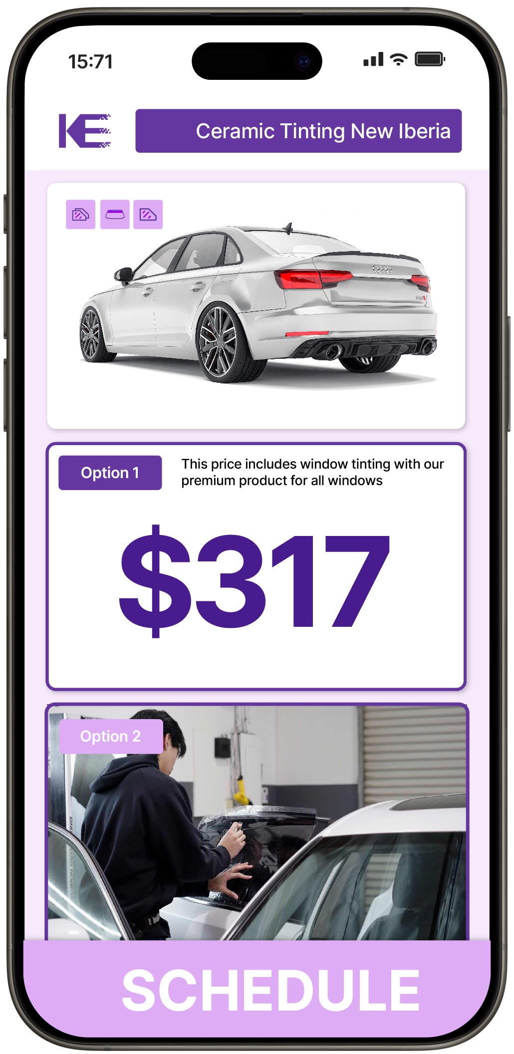 View Competitive Ceramic Window Tinting Rates in New Iberia, Louisiana
