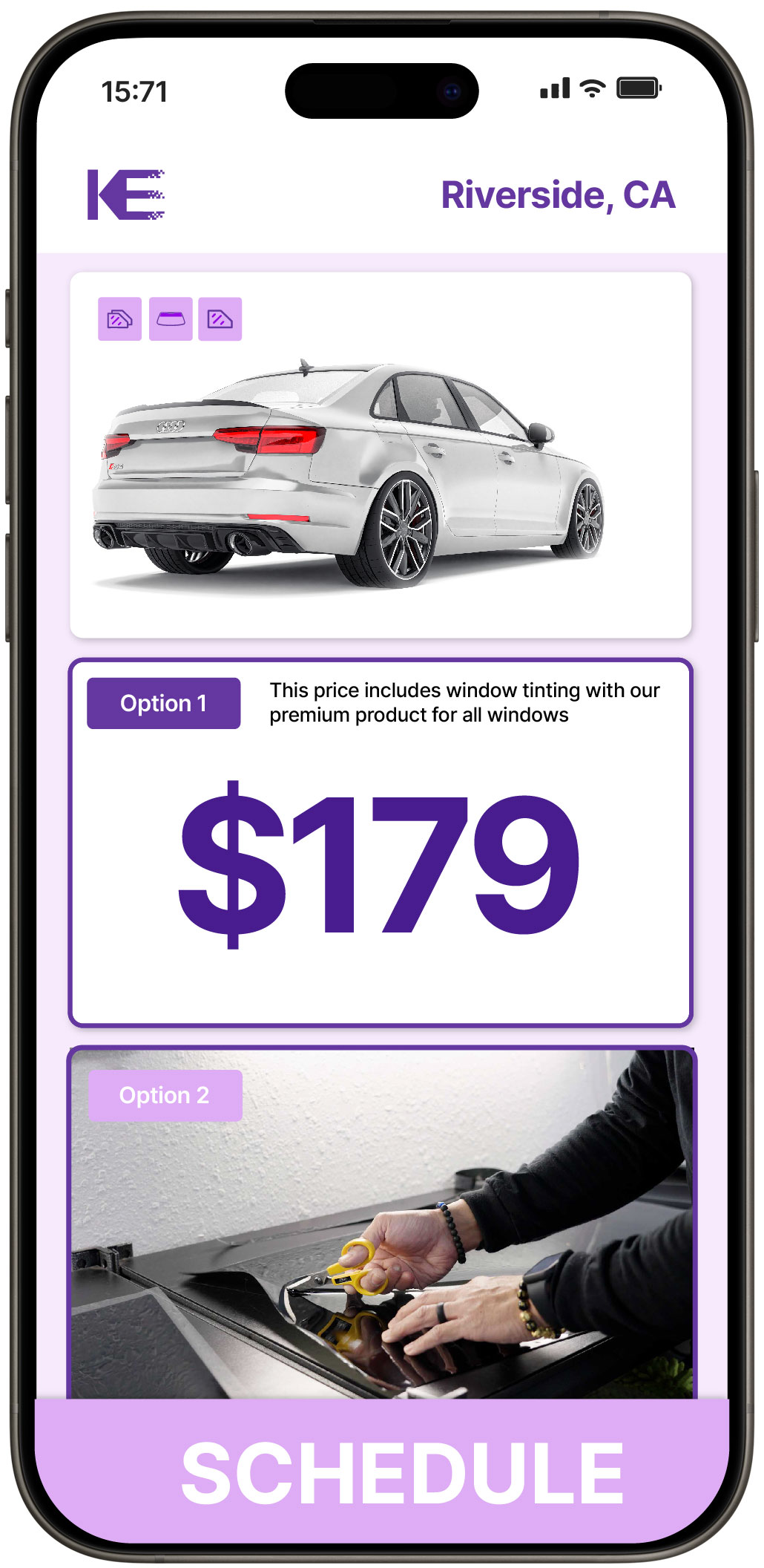 View Affordable Car Window Tinting Rates in Riverside, California