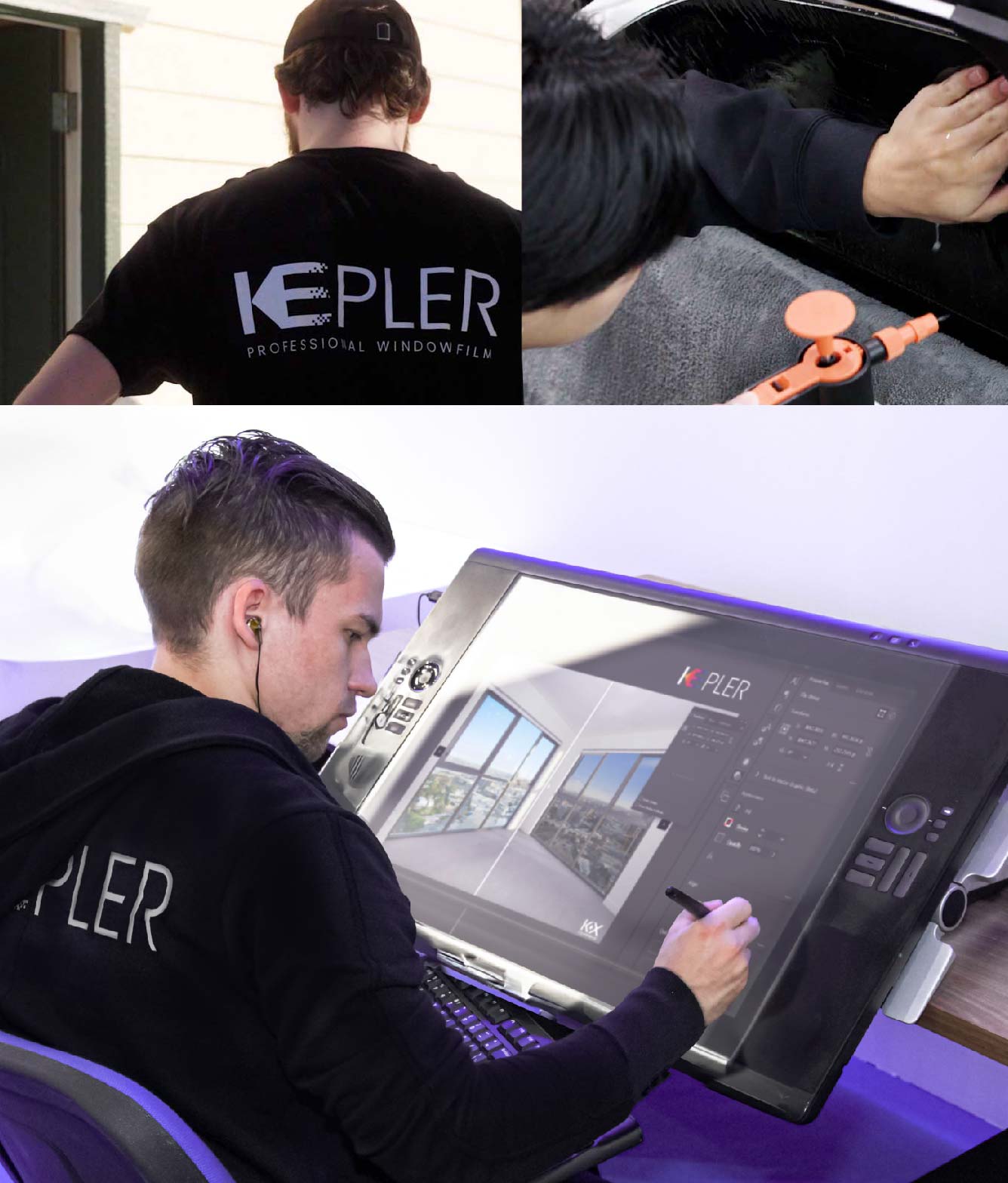 Kepler Specialist Performing Commercial Window Tinting in Casper Casper