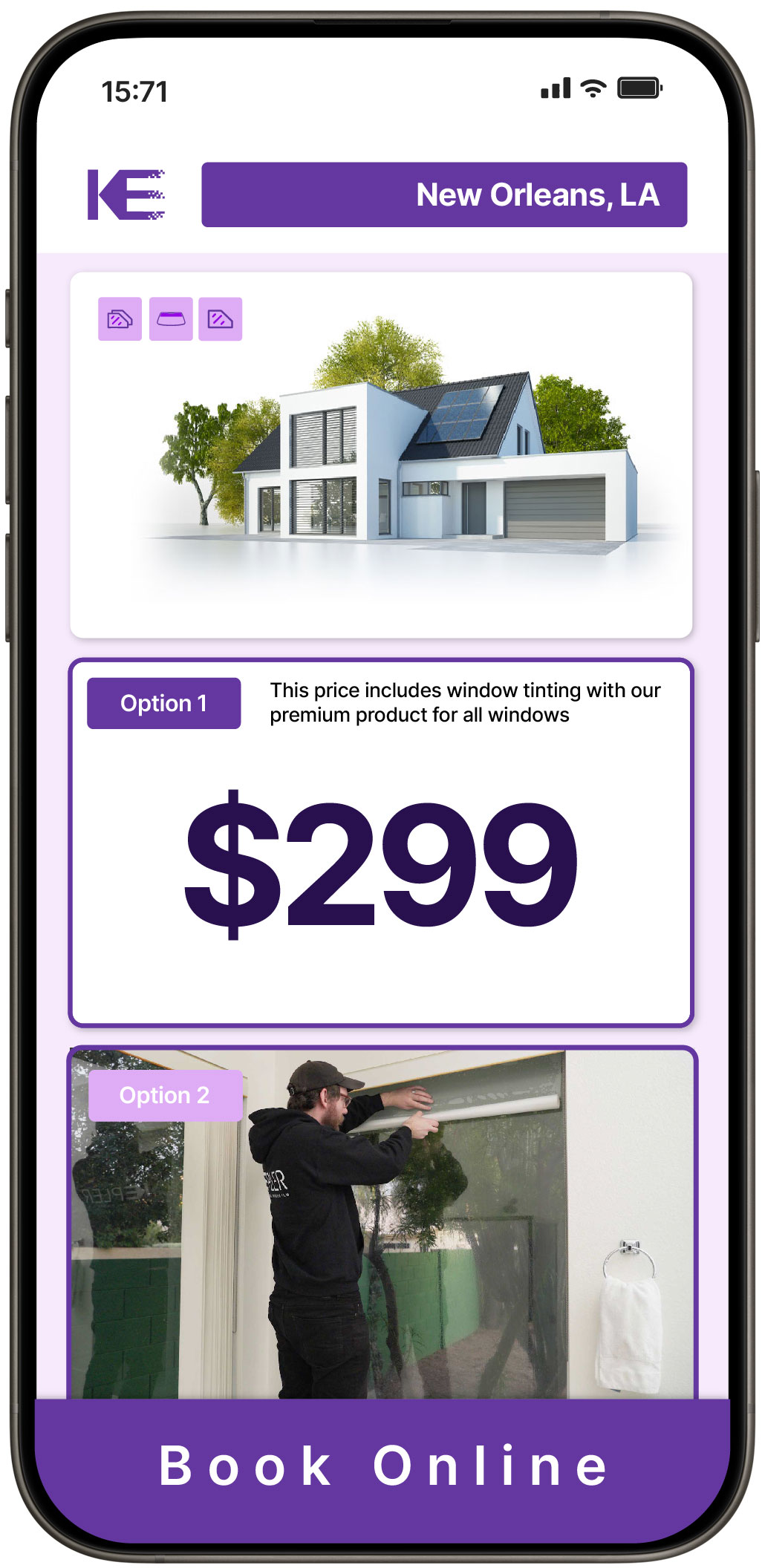 View Competitive Home Window Tinting Costs in New Orleans, Louisiana
