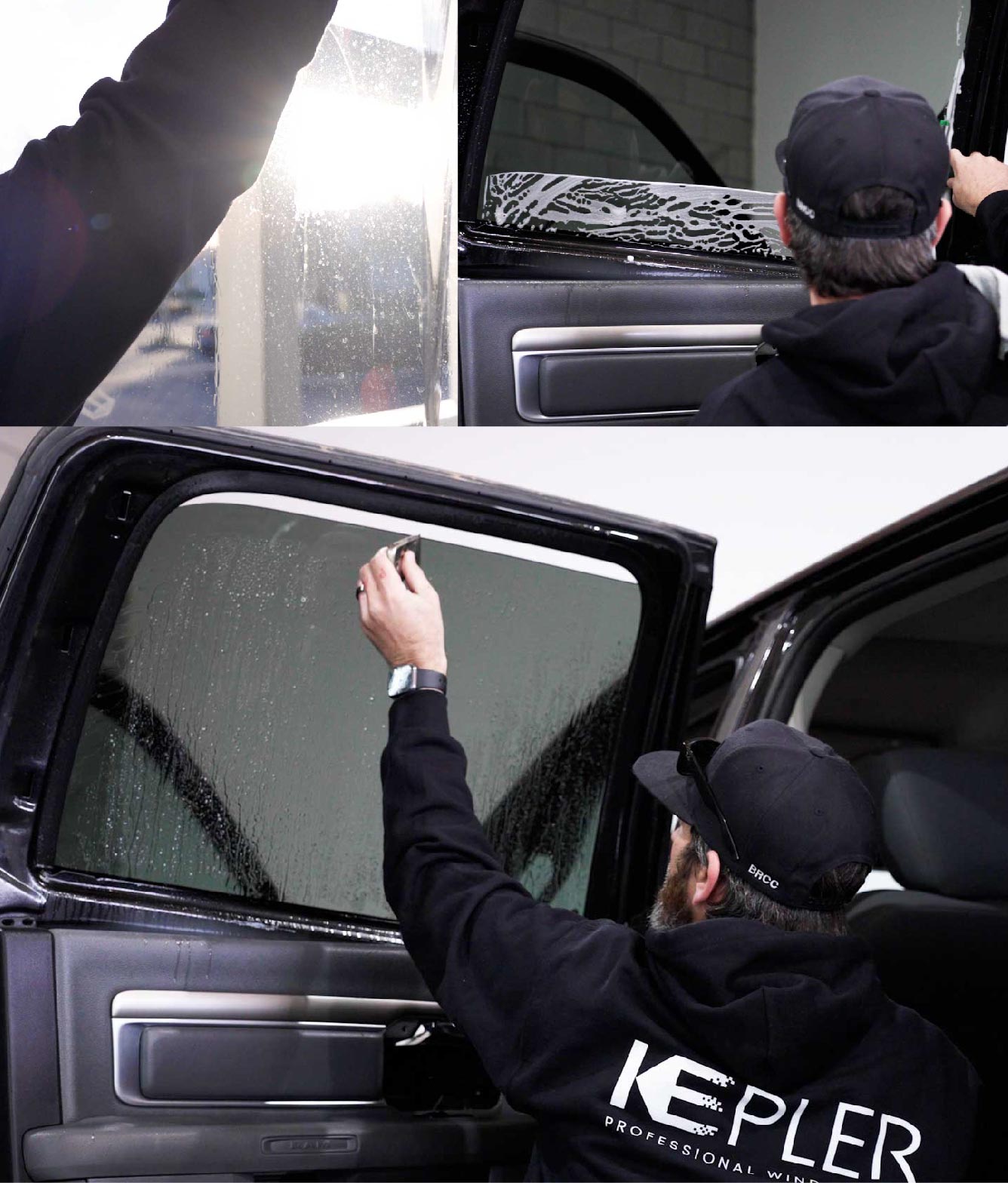 Kepler Window Tinting Specialists at Work in Asheville, North Carolina