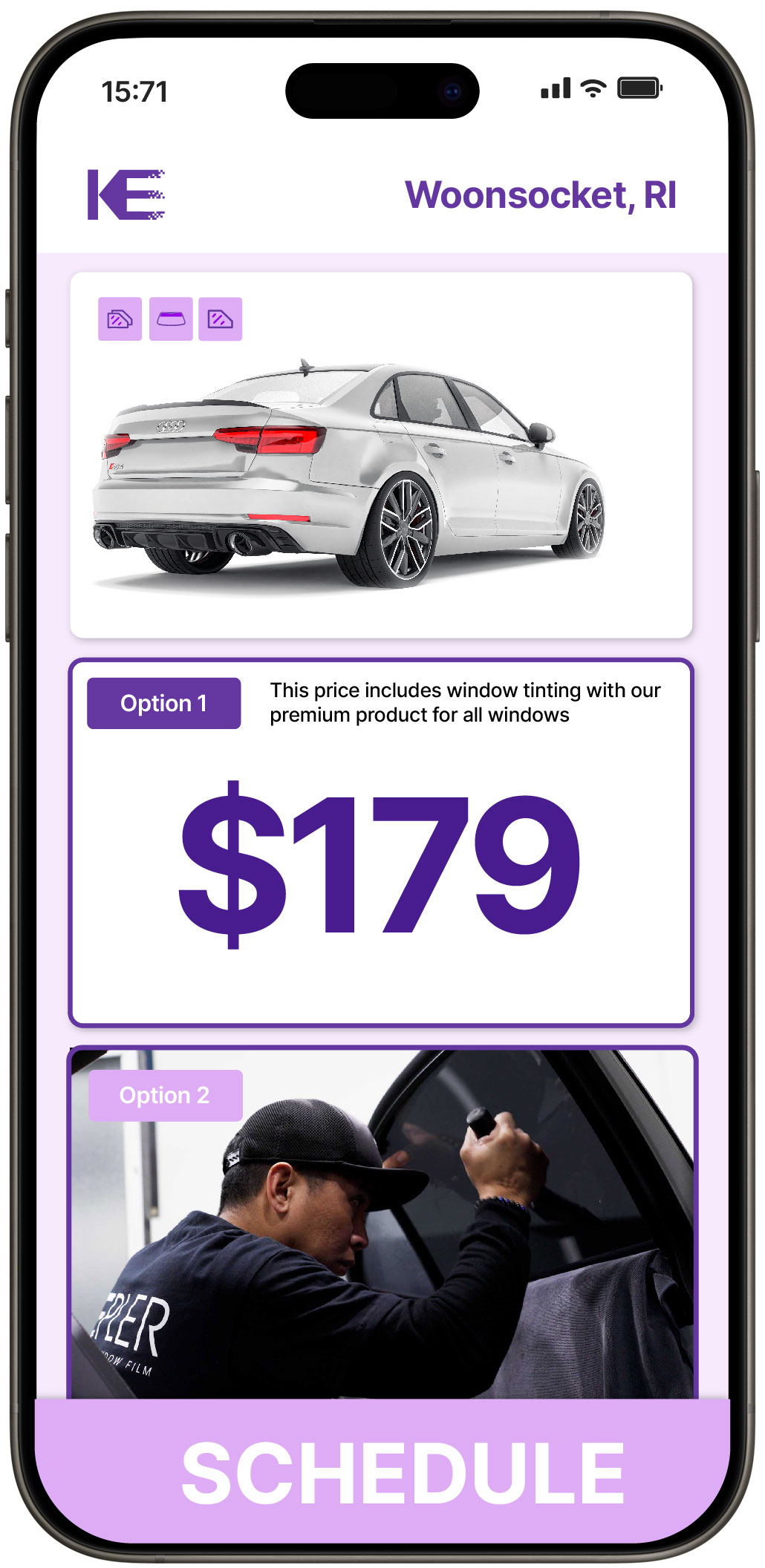View Affordable Car Window Tinting Prices in Woonsocket, Rhode Island