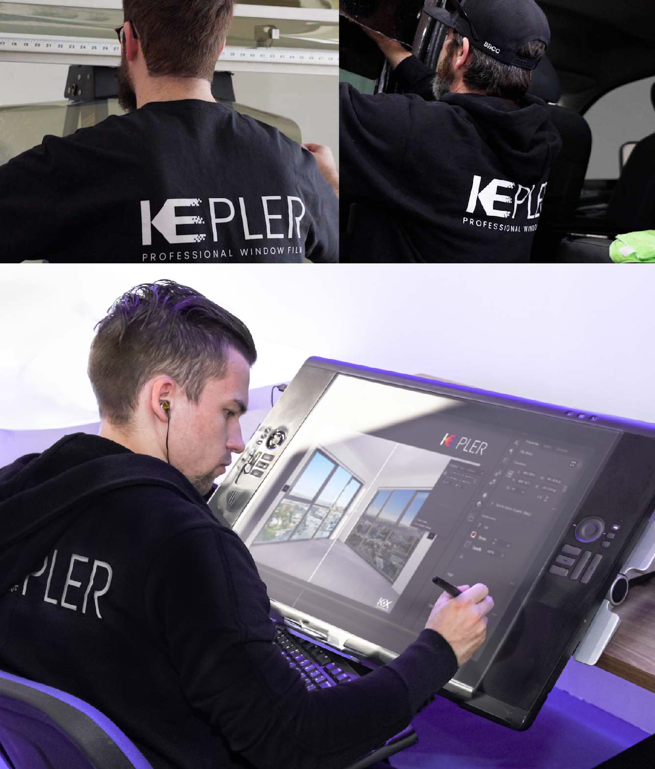 Kepler Specialist Performing Commercial Window Tinting in Mandan Mandan