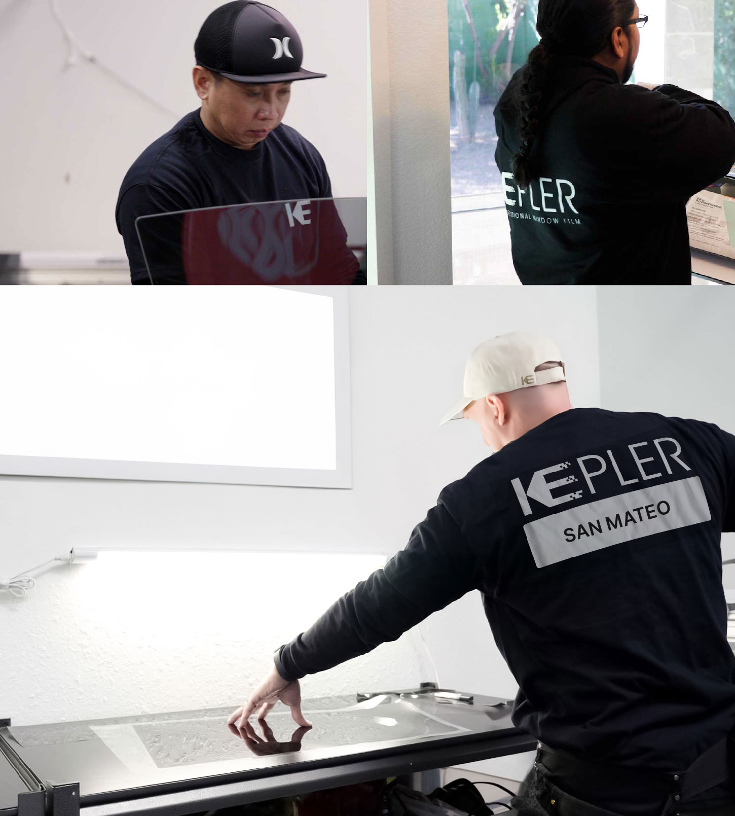 Window Tinting Specialist Cutting Film in San Mateo, California