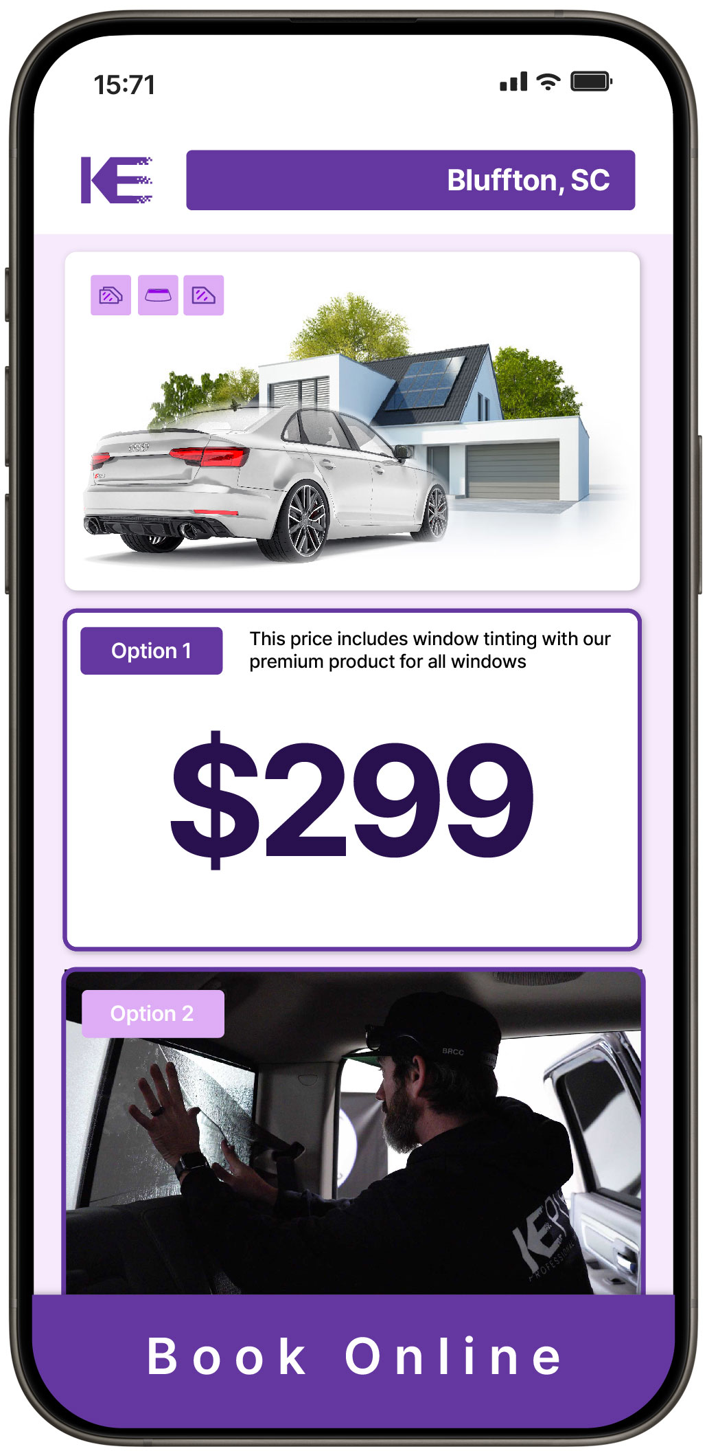 View Competitive Window Tinting Prices in Bluffton, South Carolina