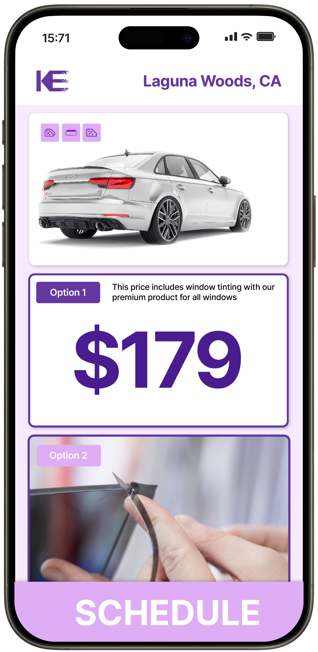View Affordable Car Window Tinting Prices in Laguna Woods, California