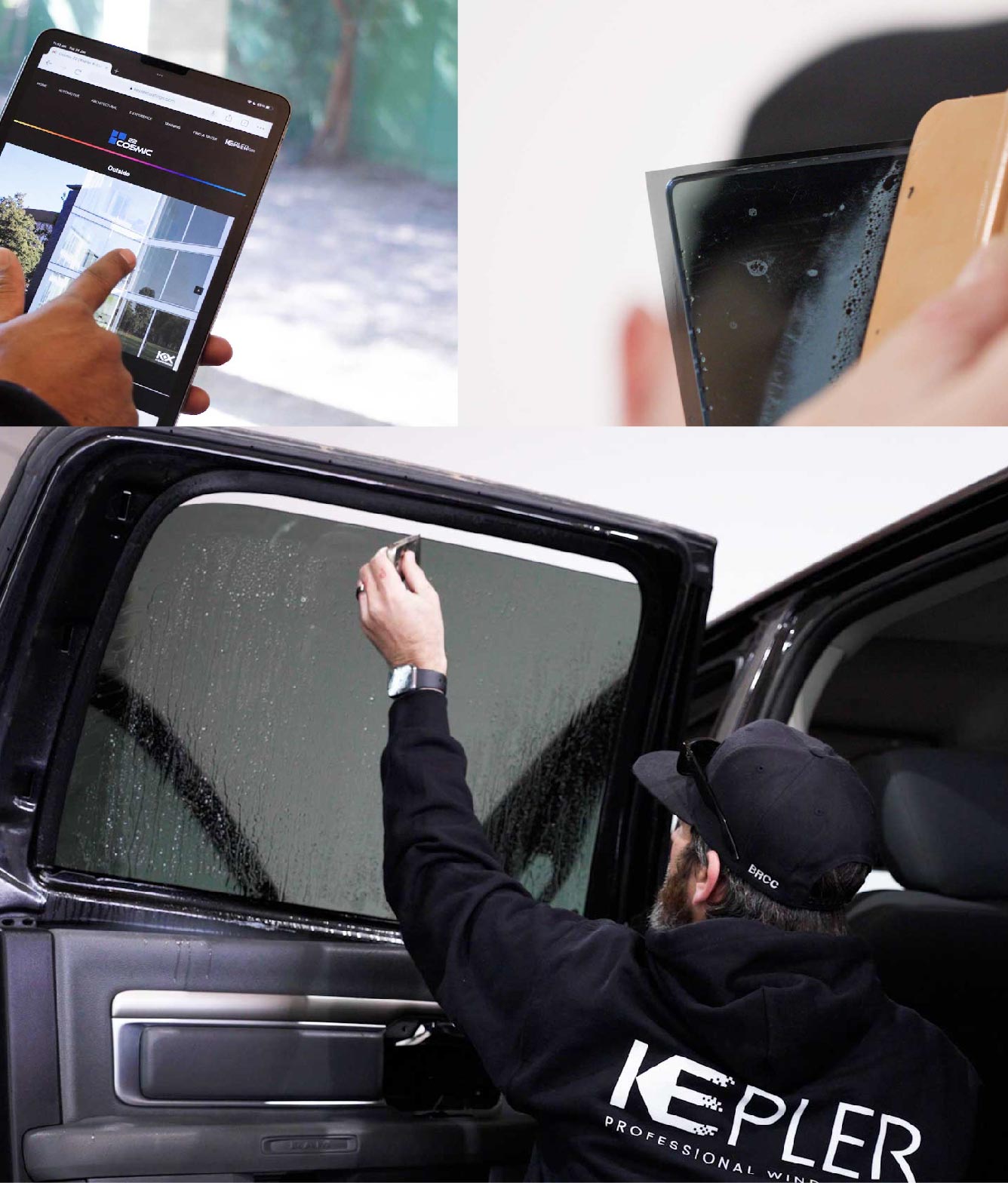 Kepler Window Tinting Specialists at Work in Mercer Island, Washington