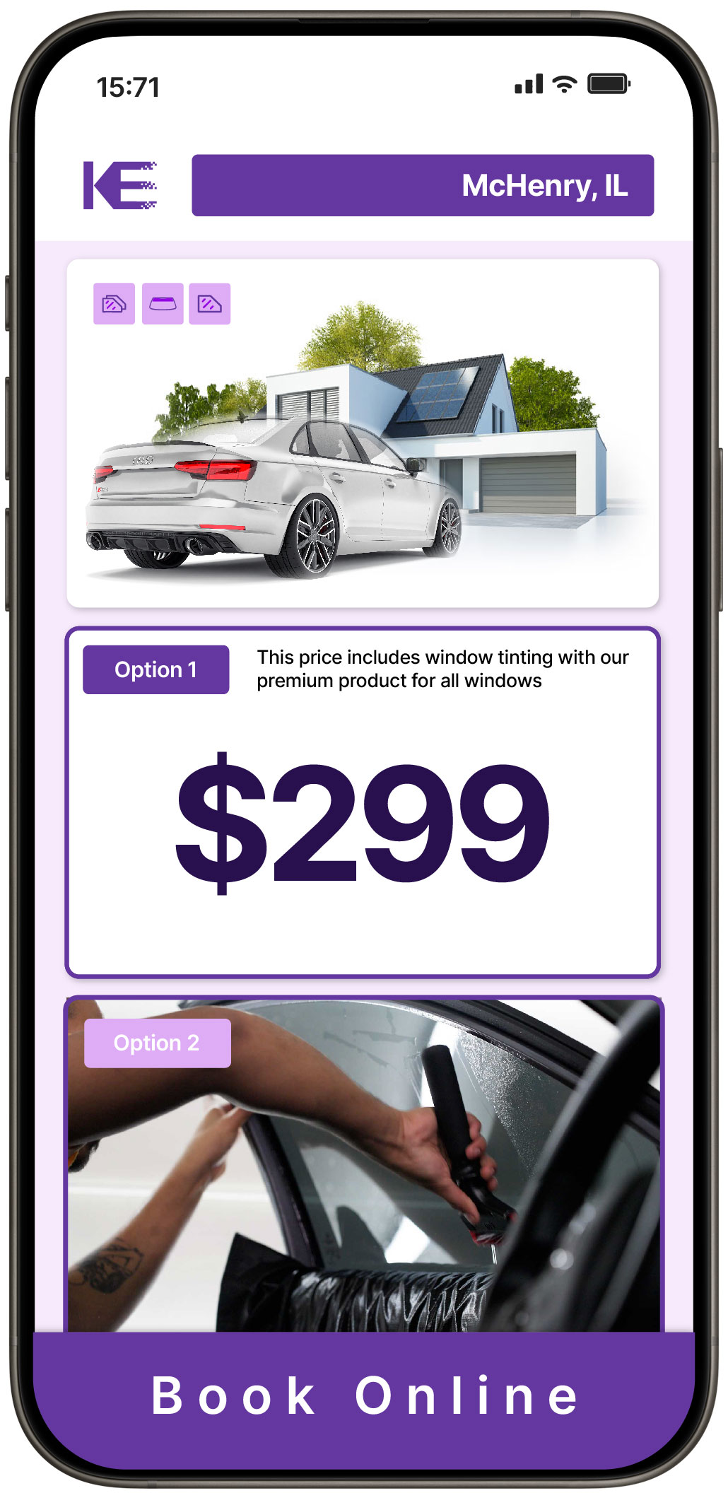 View Reasonable Tesla Window Tinting Costs in Lake in the Hills, Illinois