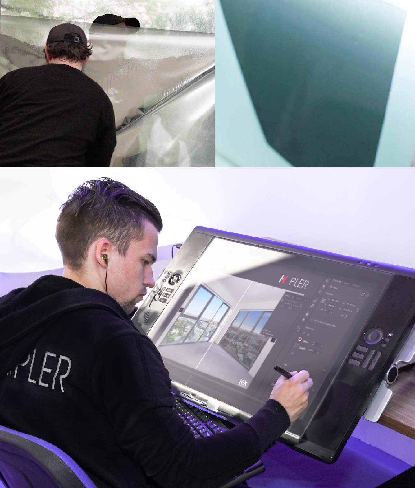 Kepler Specialist Performing Commercial Window Tinting in Woodbridge Woodbridge
