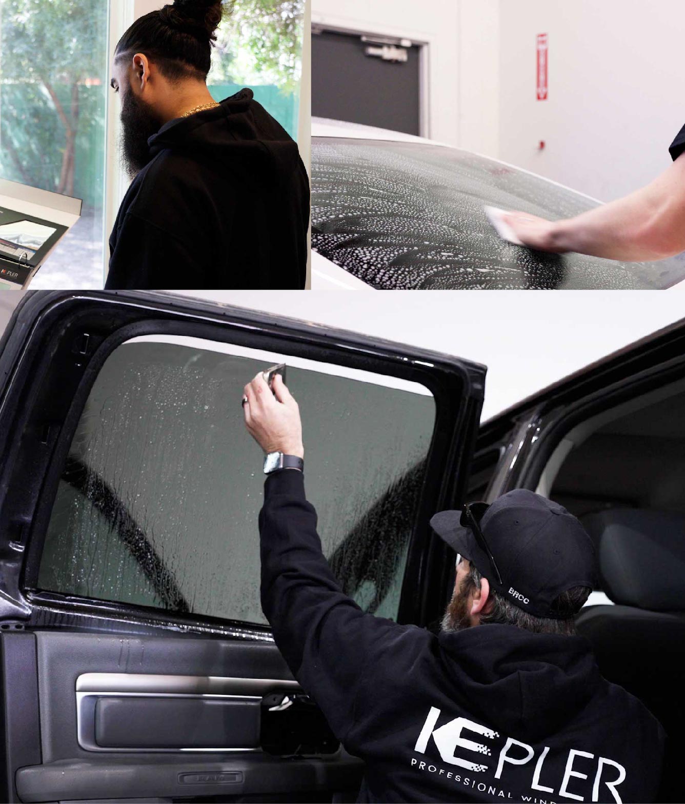 Kepler Window Tinting Specialists at Work in Carpentersville, Illinois