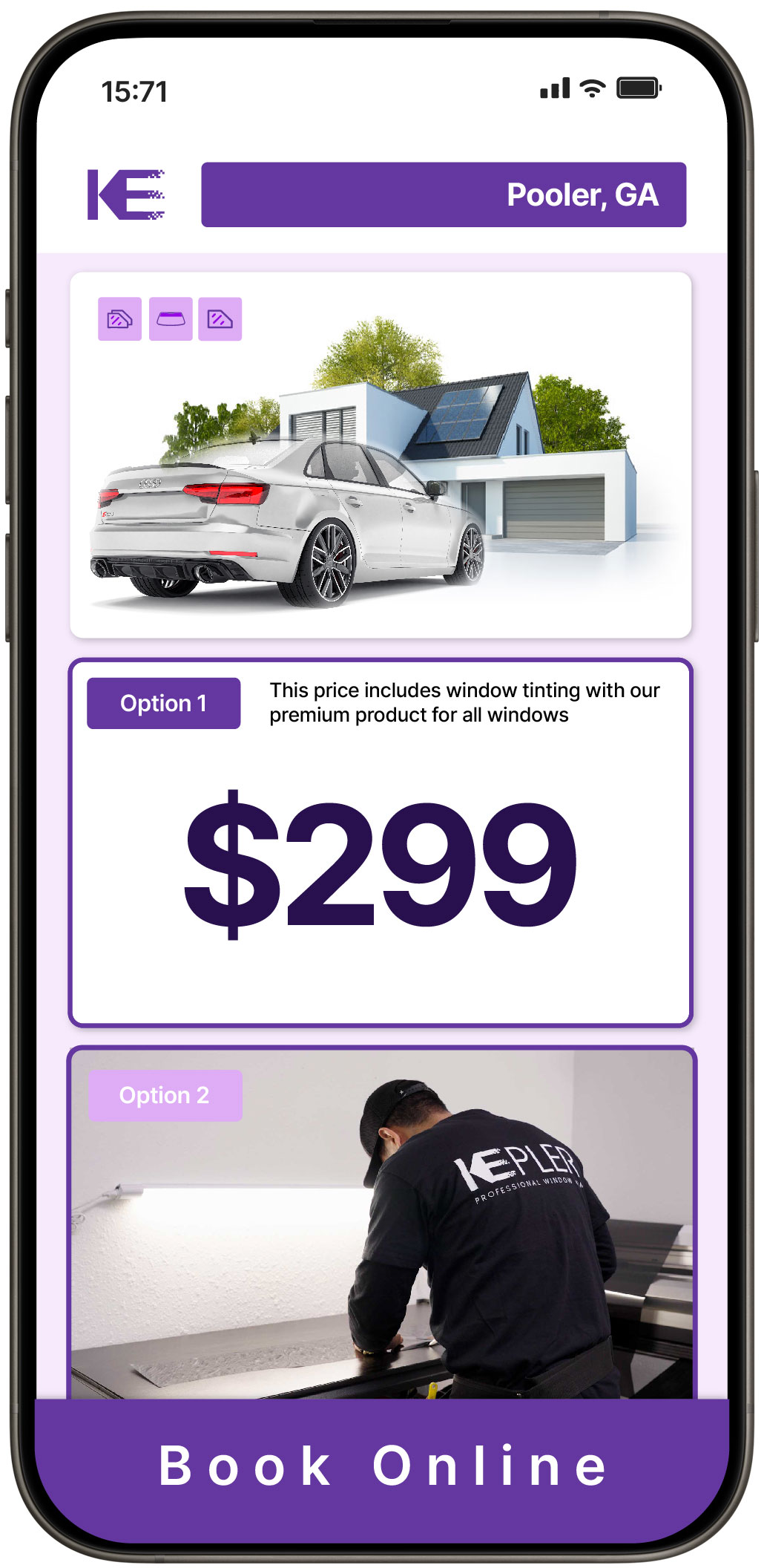 View Competitive Window Tinting Prices in Pooler, Georgia