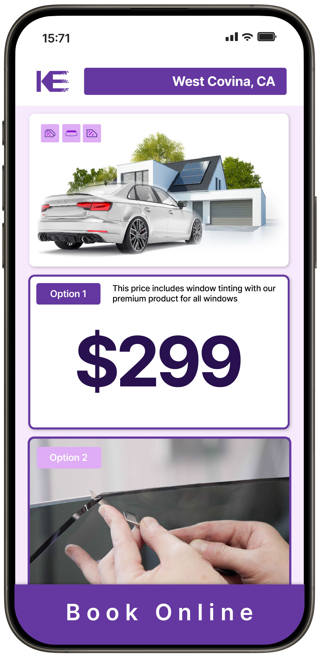 View Competitive Window Tinting Prices in West Covina, California