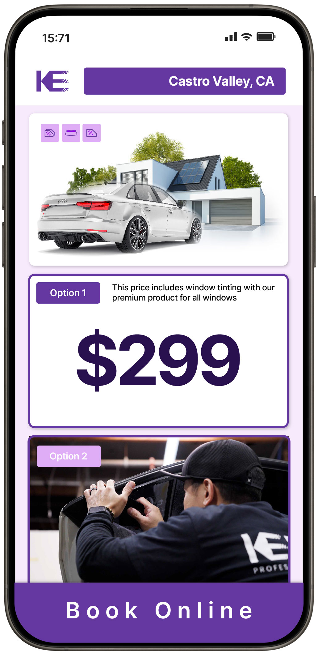 View Competitive Window Tinting Prices in Castro Valley, California