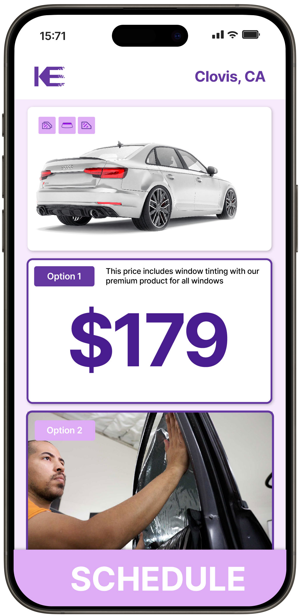View Affordable Car Window Tinting Prices in Clovis, California