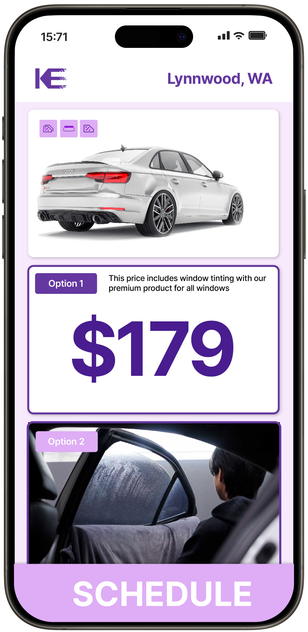 View Competitive Car Window Tinting Prices in Lynnwood, Washington