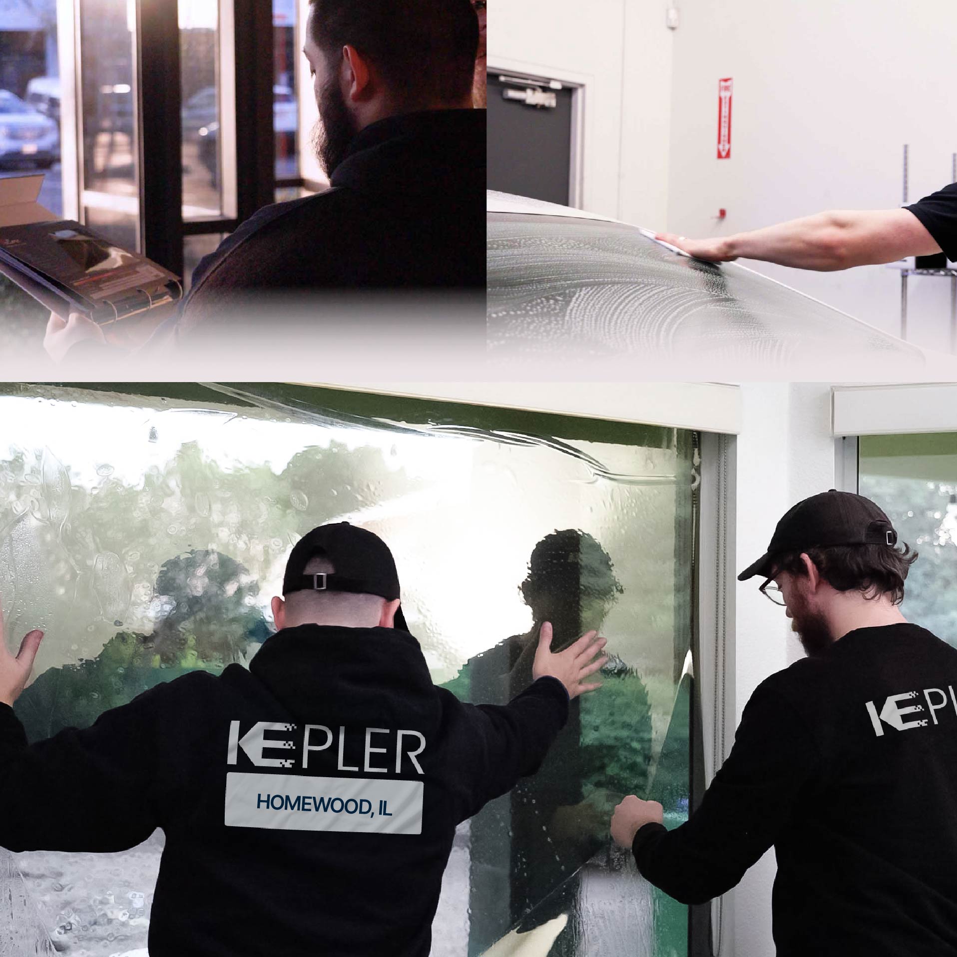 Kepler Specialist Performing Commercial Window Tinting in Homewood Homewood