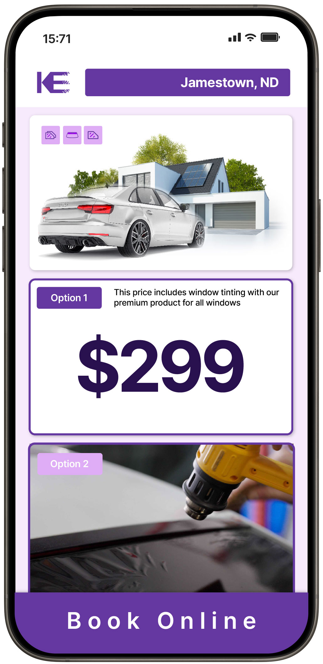 View Competitive Window Tinting Prices in Jamestown, North Dakota