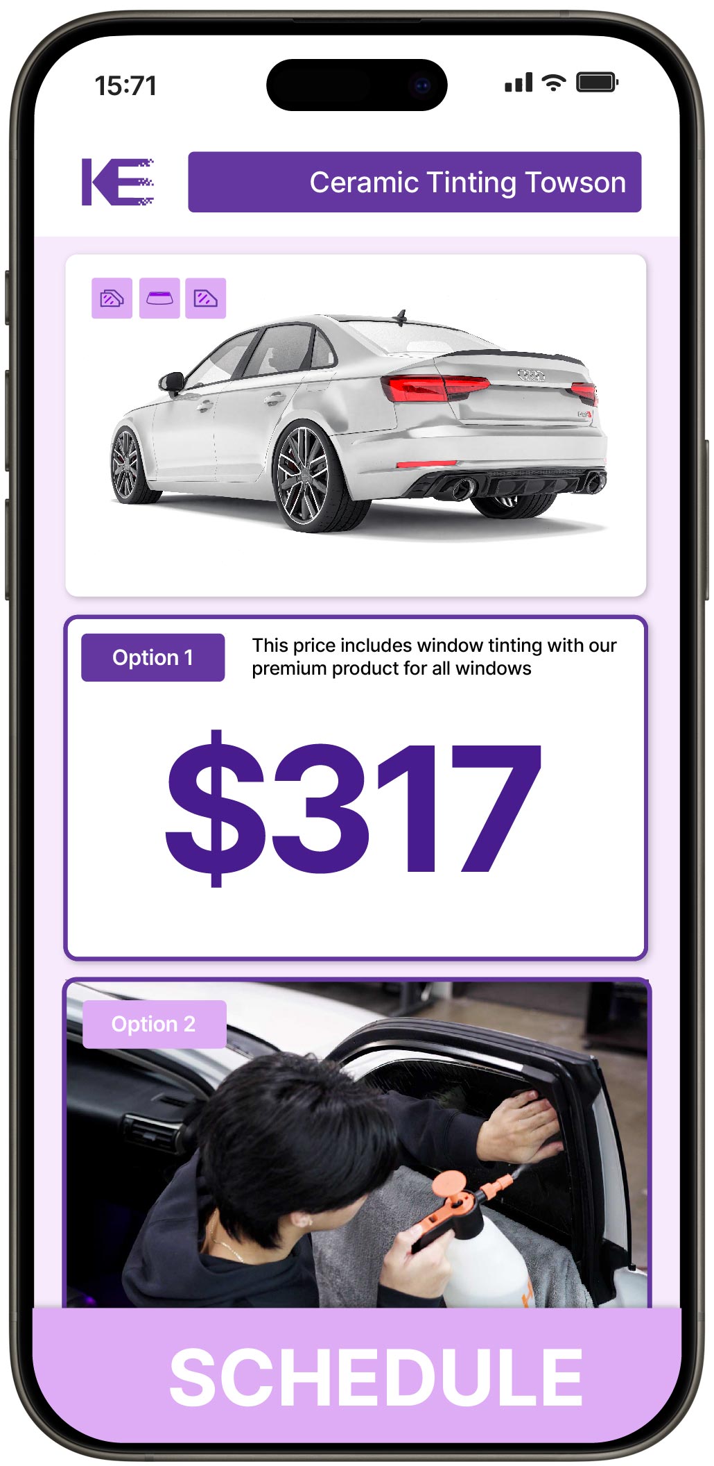 View Competitive Ceramic Window Tinting Prices in Towson, Maryland