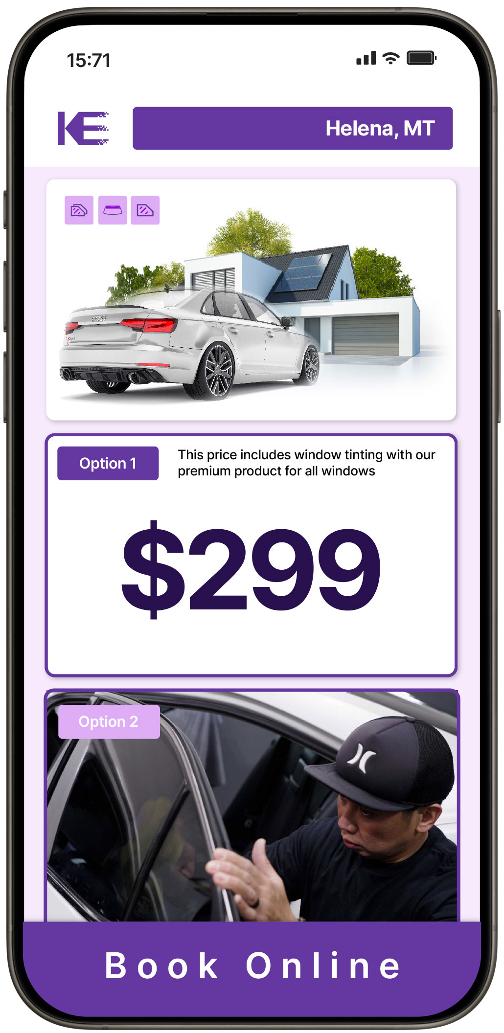 View Affordable Tesla Window Tinting Rates in Missoula, Montana