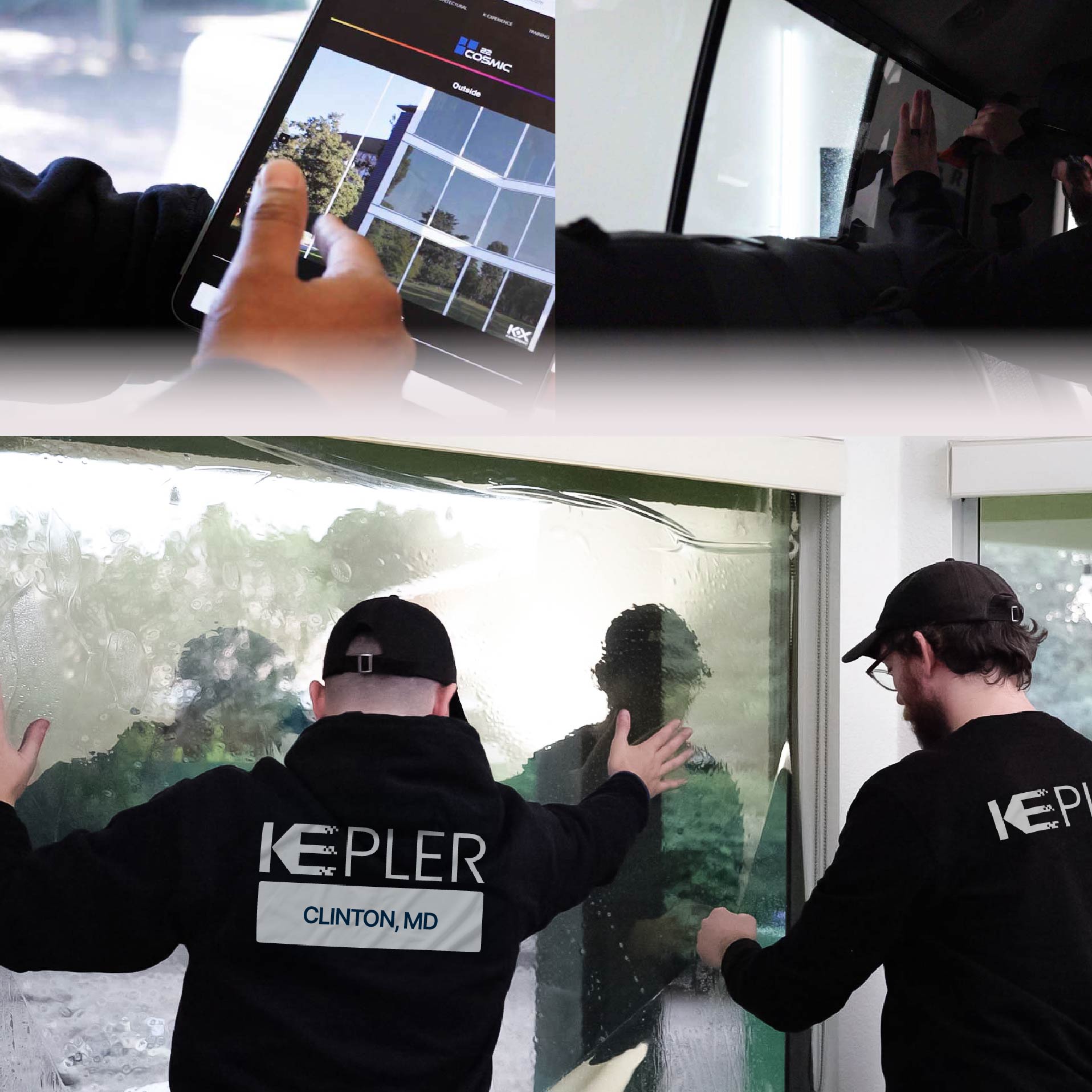 Kepler Specialist Performing Commercial Window Tinting in Clinton Clinton