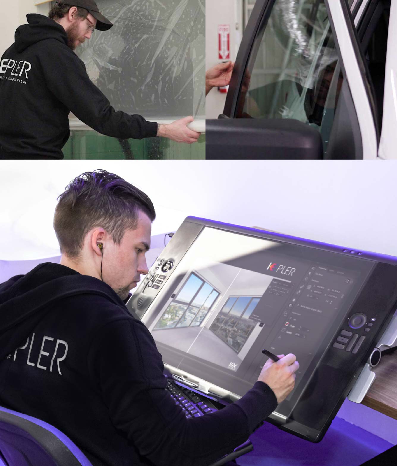 Kepler Specialist Performing Commercial Window Tinting in Texarkana Texarkana