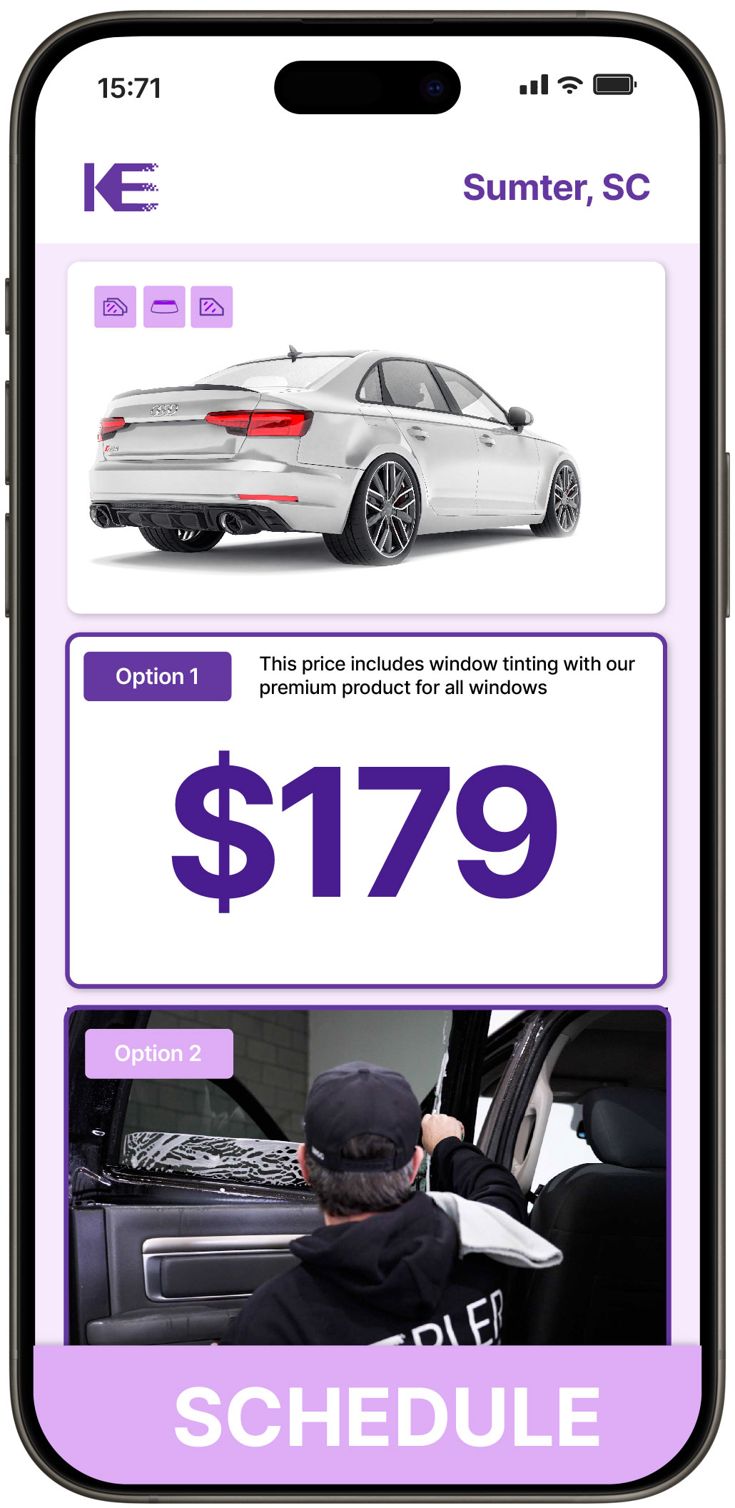 View Competitive Car Window Tinting Prices in Sumter, South Carolina
