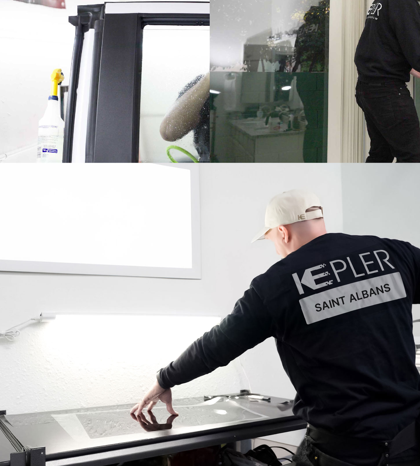 Window Tinting Specialist Cutting Film in Saint Albans, New York