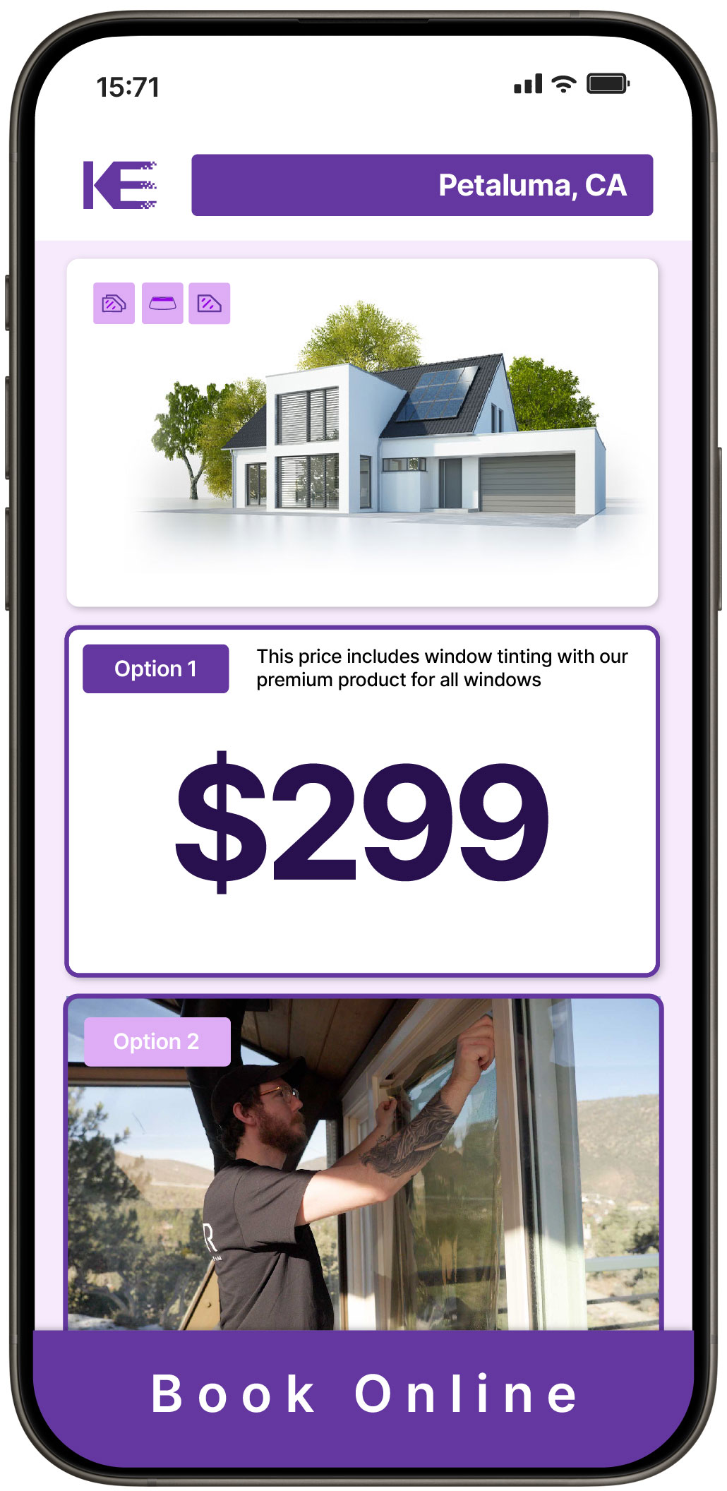 View Affordable Home Window Tinting Costs in Petaluma, California