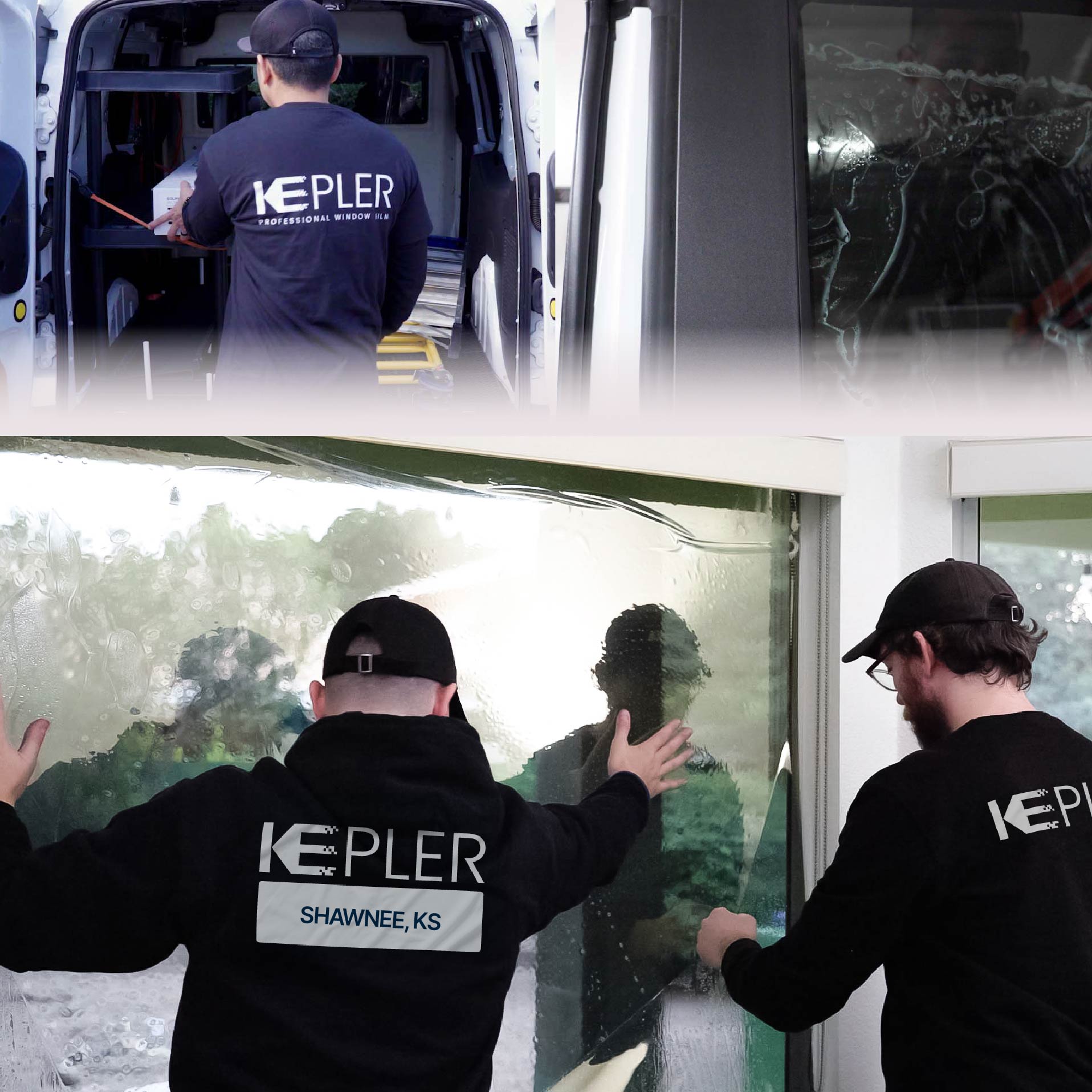 Kepler Specialist Performing Commercial Window Tinting in Shawnee Shawnee
