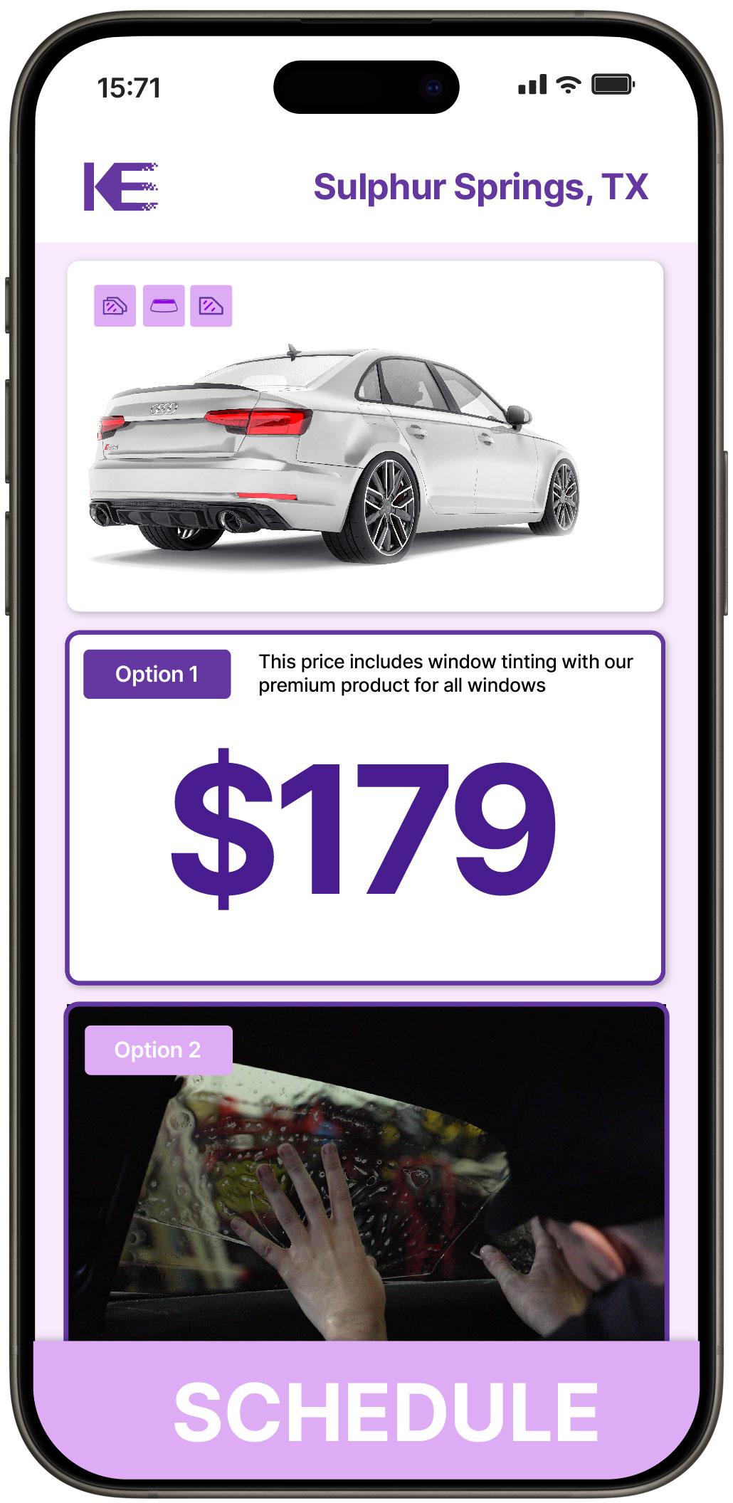 View Affordable Car Window Tinting Prices in Sulphur Springs, Texas
