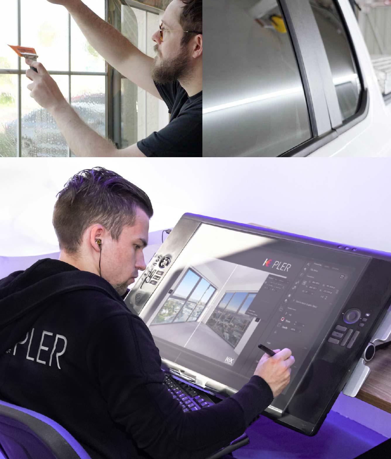 Kepler Specialist Performing Commercial Window Tinting in Fayetteville Fayetteville