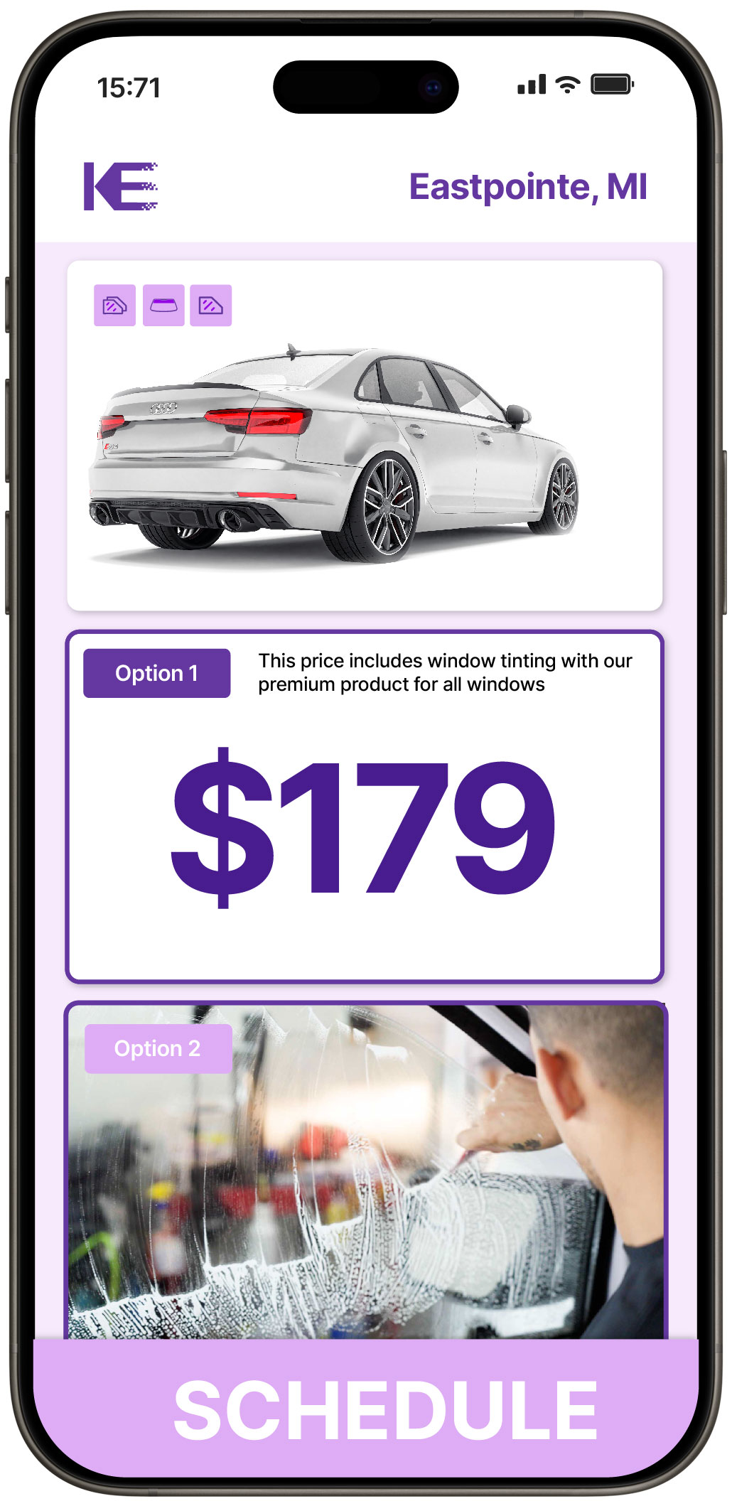 View Reasonable Car Window Tinting Prices in Eastpointe, Michigan