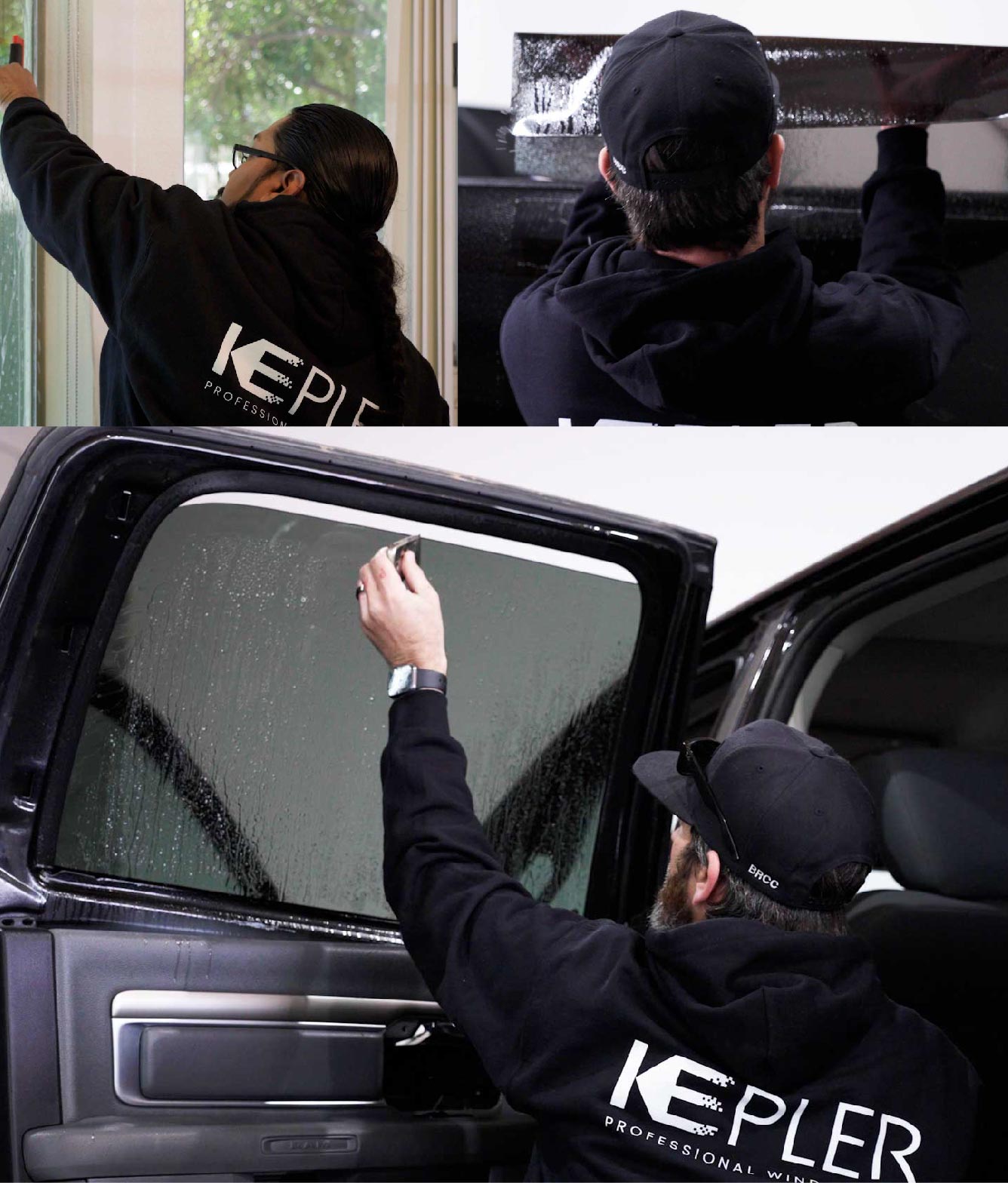 Kepler Window Tinting Specialists at Work in Navarre, Florida