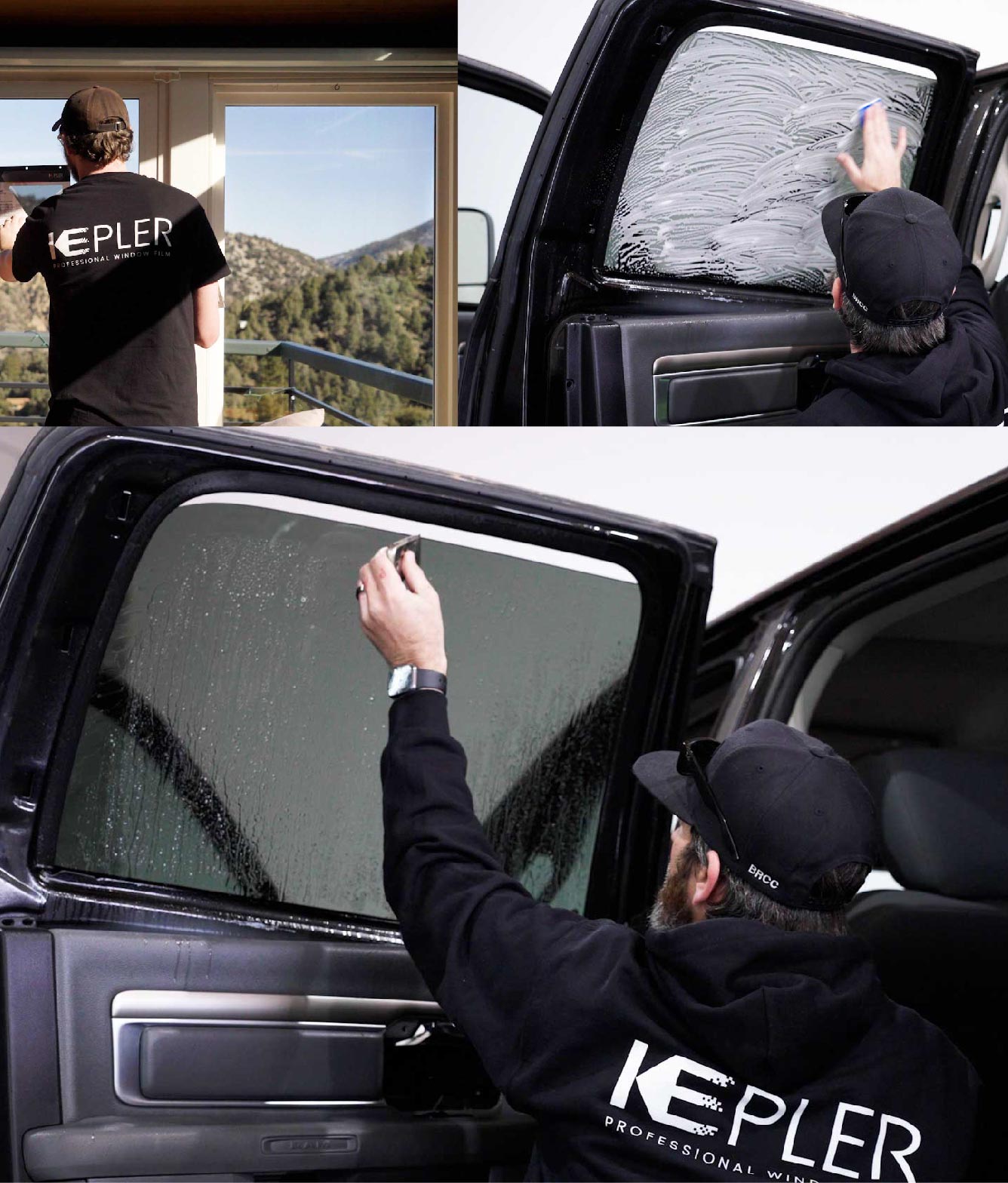 Kepler Window Tinting Specialists at Work in Morton Grove, Illinois
