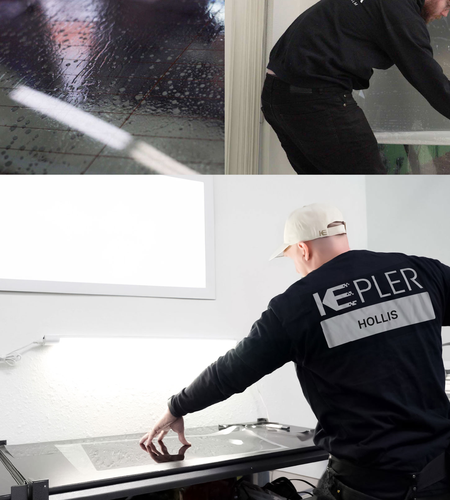 Window Tinting Specialist Cutting Film in Hollis, New York