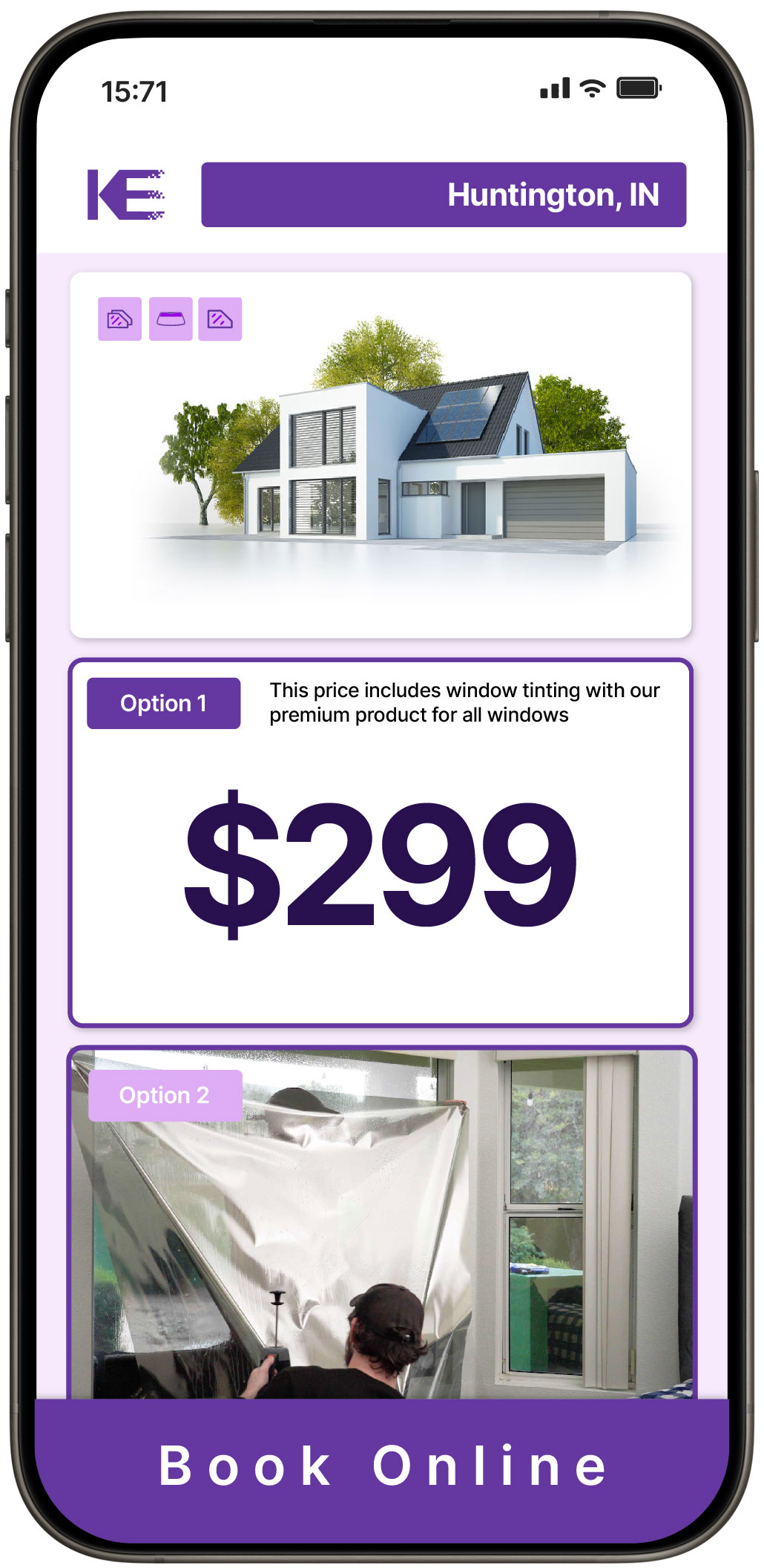 View Affordable Home Window Tinting Prices in Huntington, Indiana