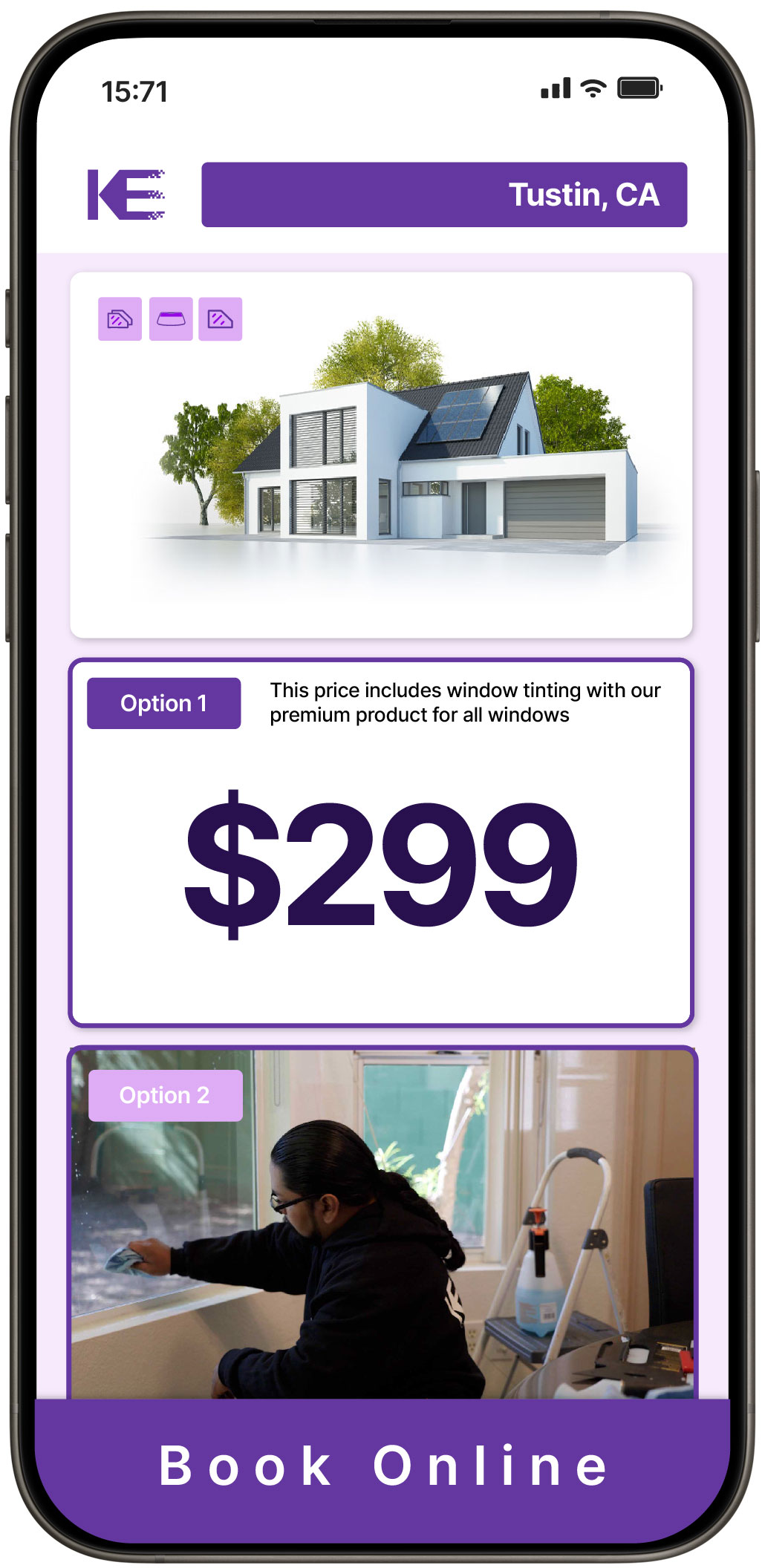 View Reasonable Home Window Tinting Rates in Tustin, California