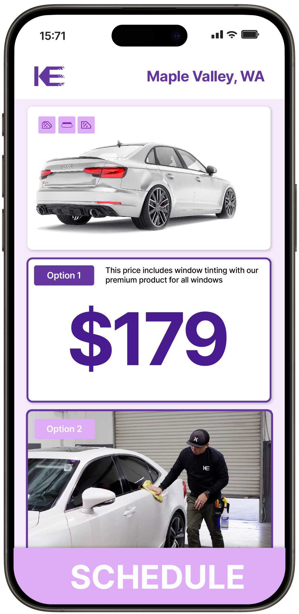 View Competitive Car Window Tinting Costs in Maple Valley, Washington