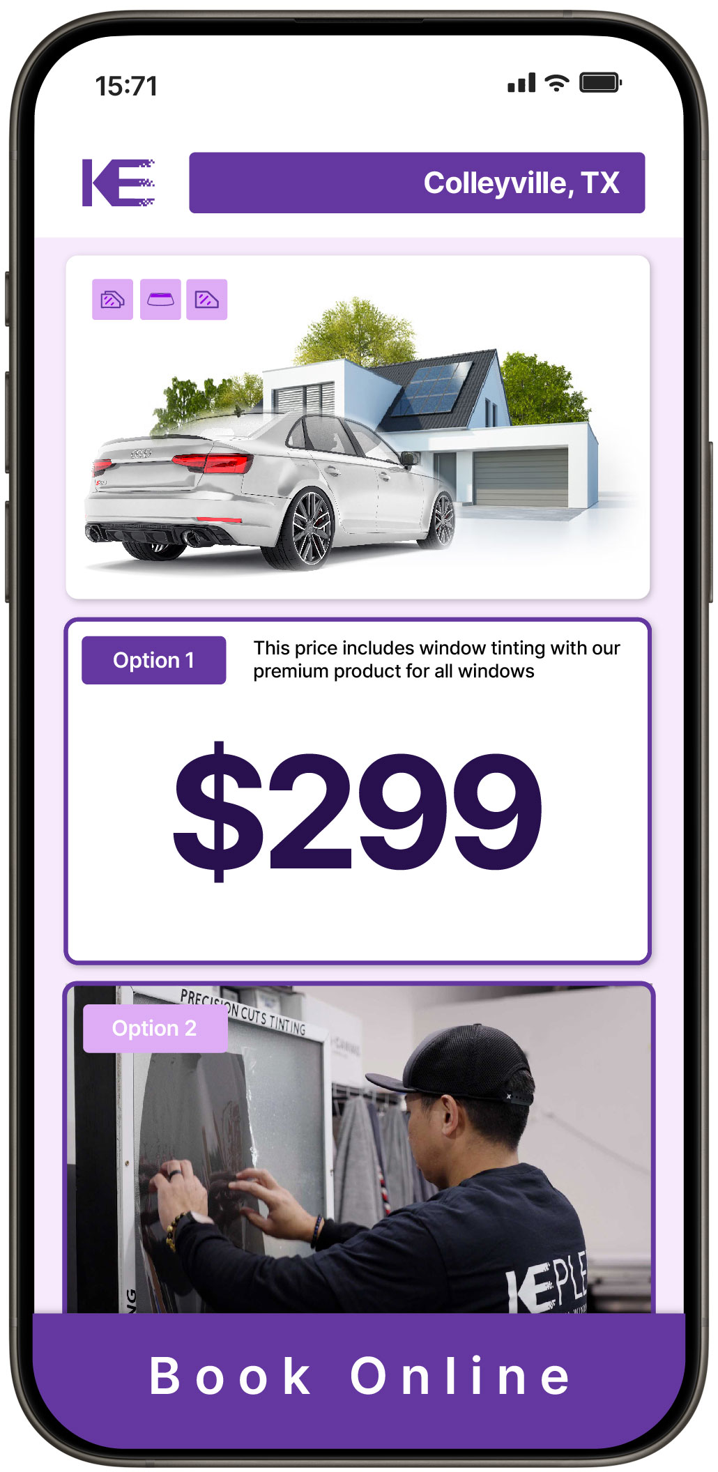 View Competitive Window Tinting Prices in Colleyville, Texas