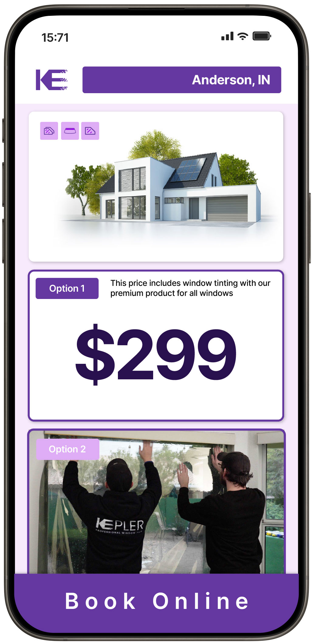 View Competitive Home Window Tinting Costs in Anderson, Indiana