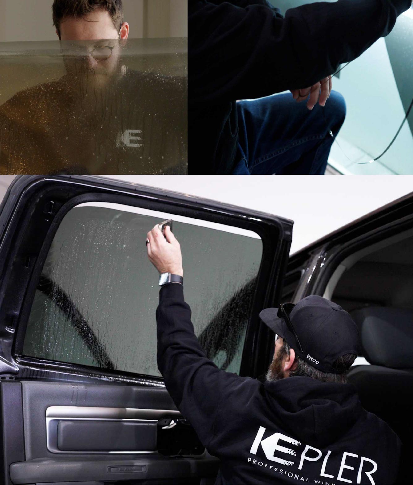 Kepler Window Tinting Specialists at Work in Portage, Michigan