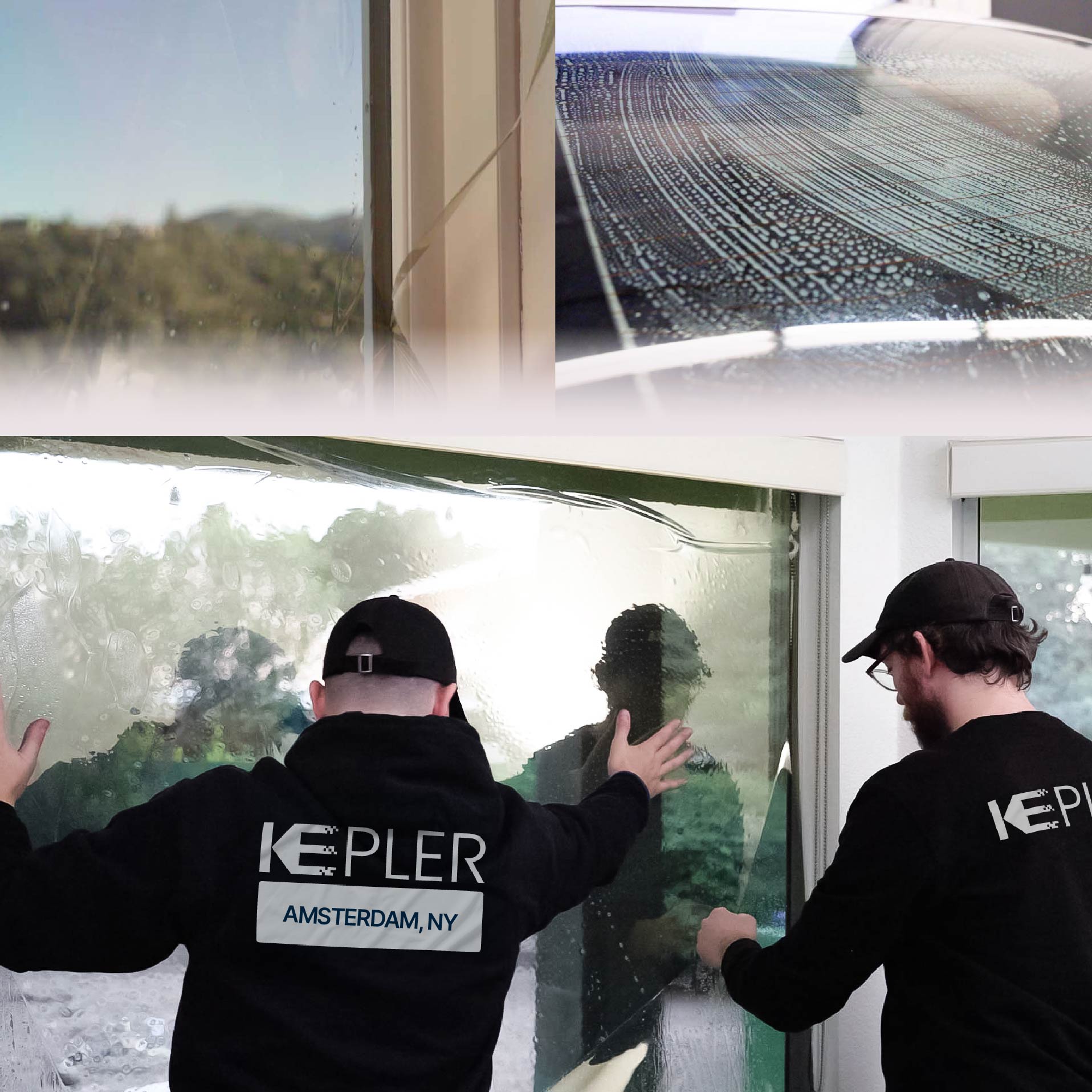 Kepler Specialist Performing Commercial Window Tinting in Amsterdam Amsterdam