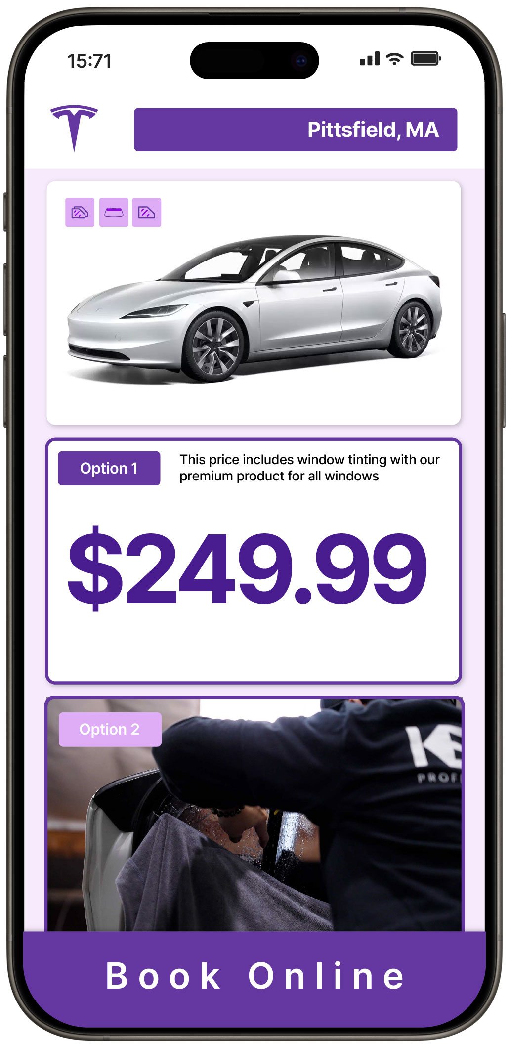 View Reasonable Tesla Window Tinting Prices in Pittsfield, Massachusetts