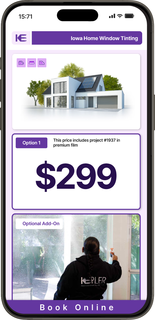 View Detailed Home Window Tinting Pricing in Iowa