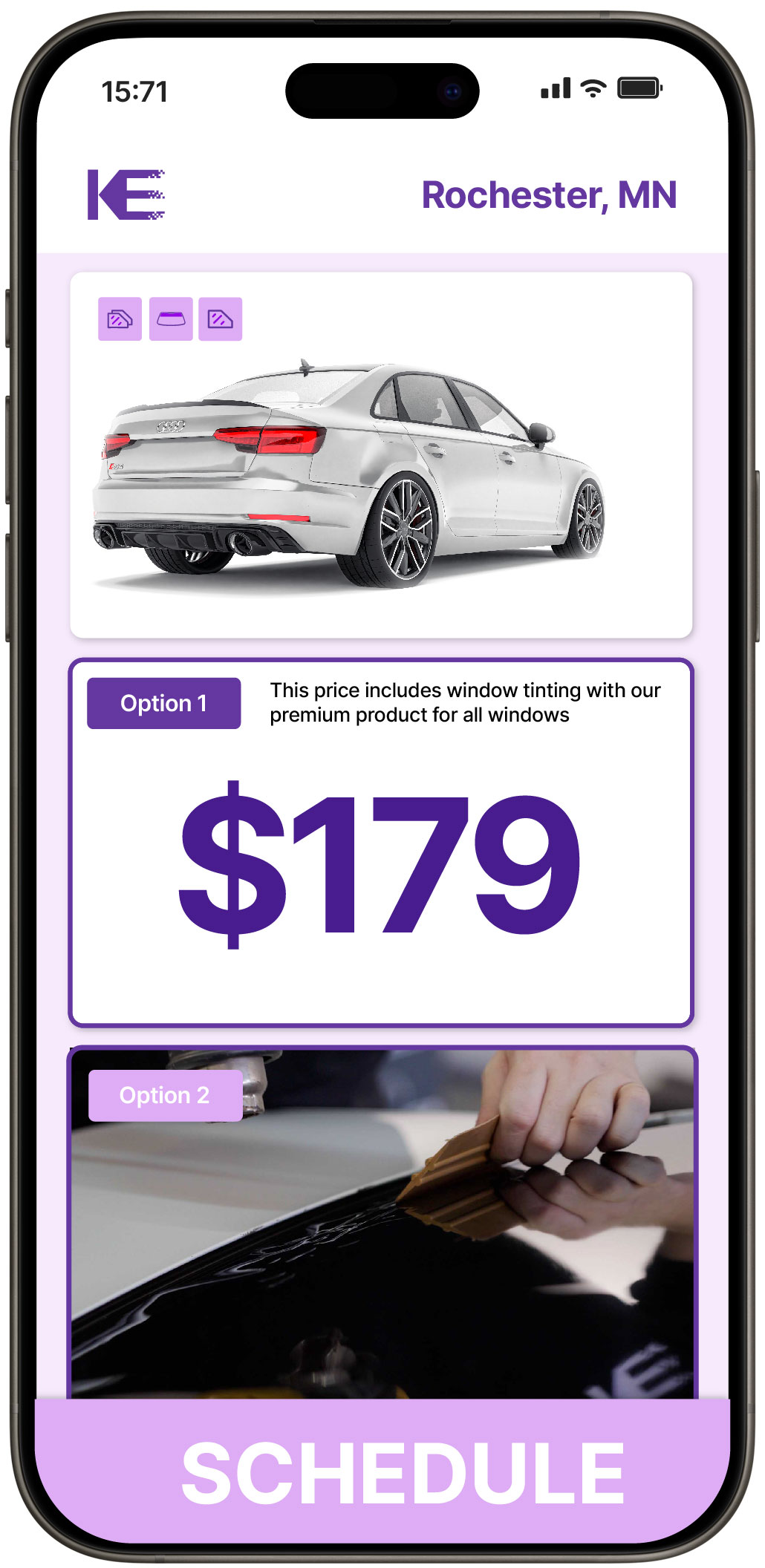 View Competitive Car Window Tinting Costs in Rochester, Minnesota