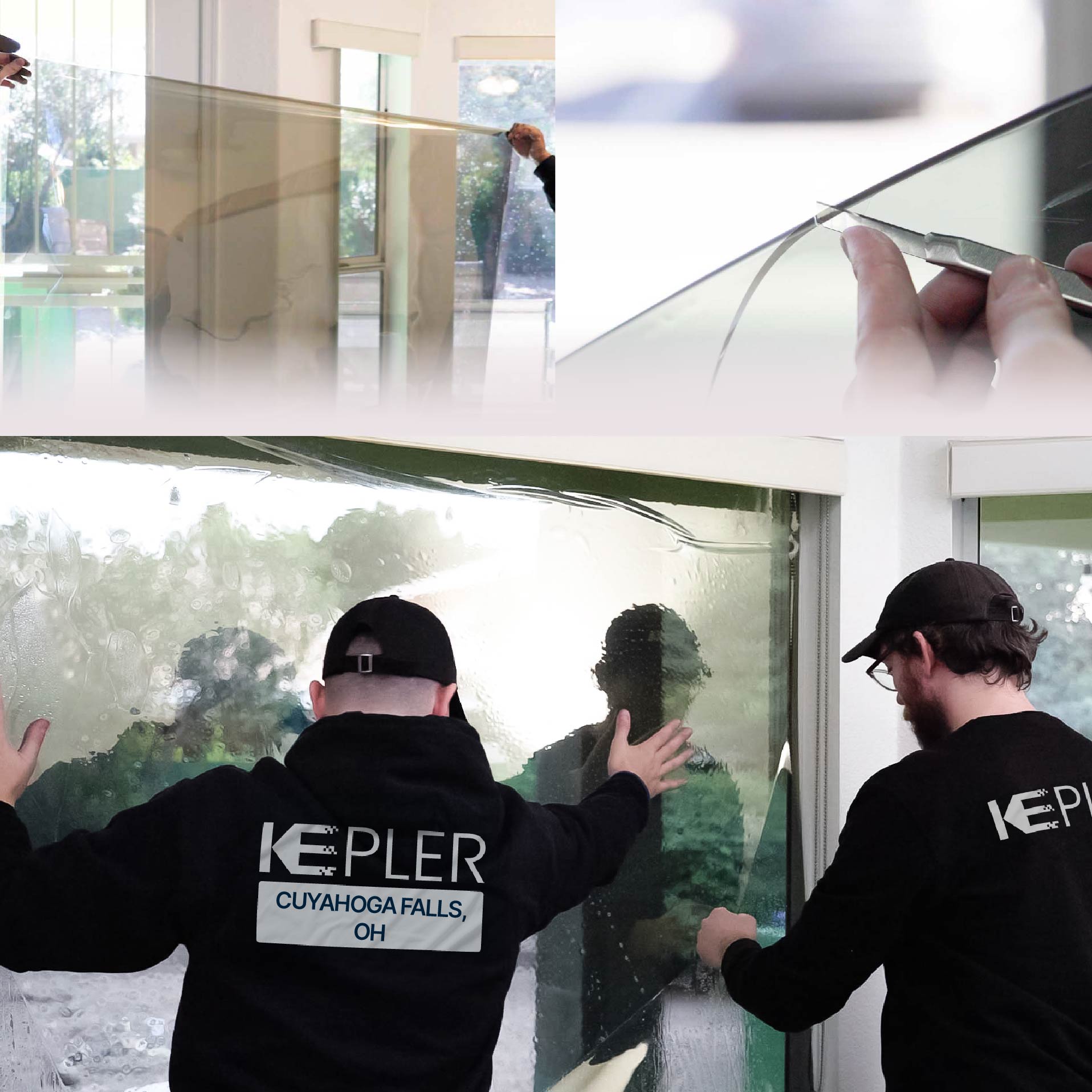 Kepler Specialist Performing Commercial Window Tinting in Cuyahoga Falls Cuyahoga Falls