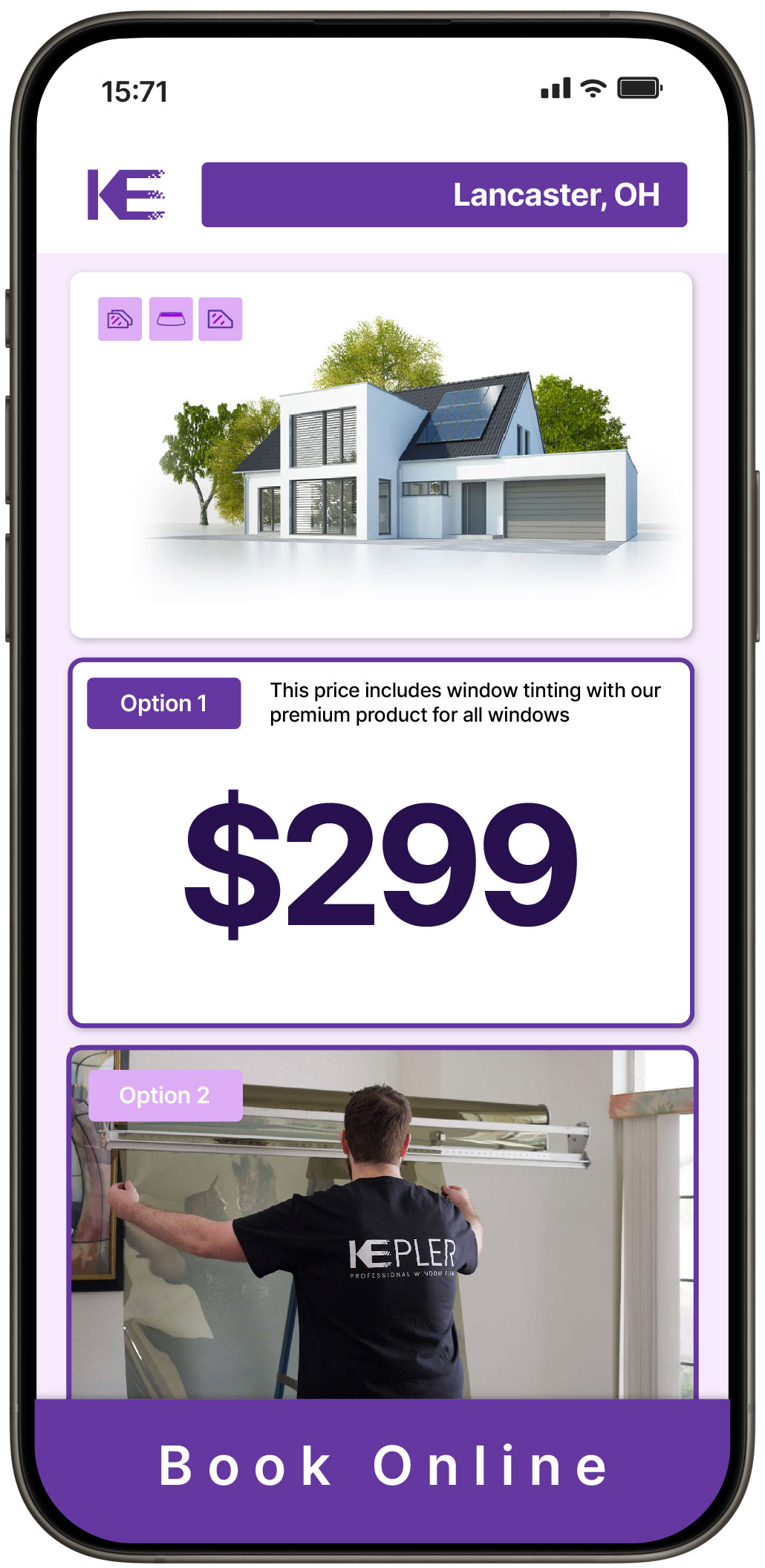 View Competitive Home Window Tinting Costs in Lancaster, Ohio