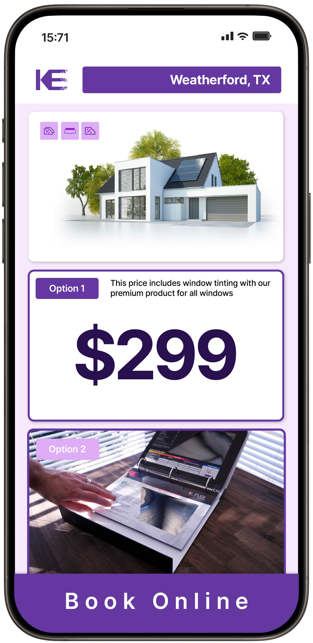 View Competitive Home Window Tinting Prices in Weatherford, Texas